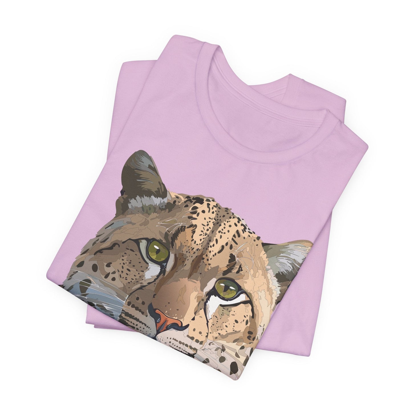 Unisex Animal Shirt With Animals Art Design Tee Short Sleeve Wildlife Print Tee Shirt
