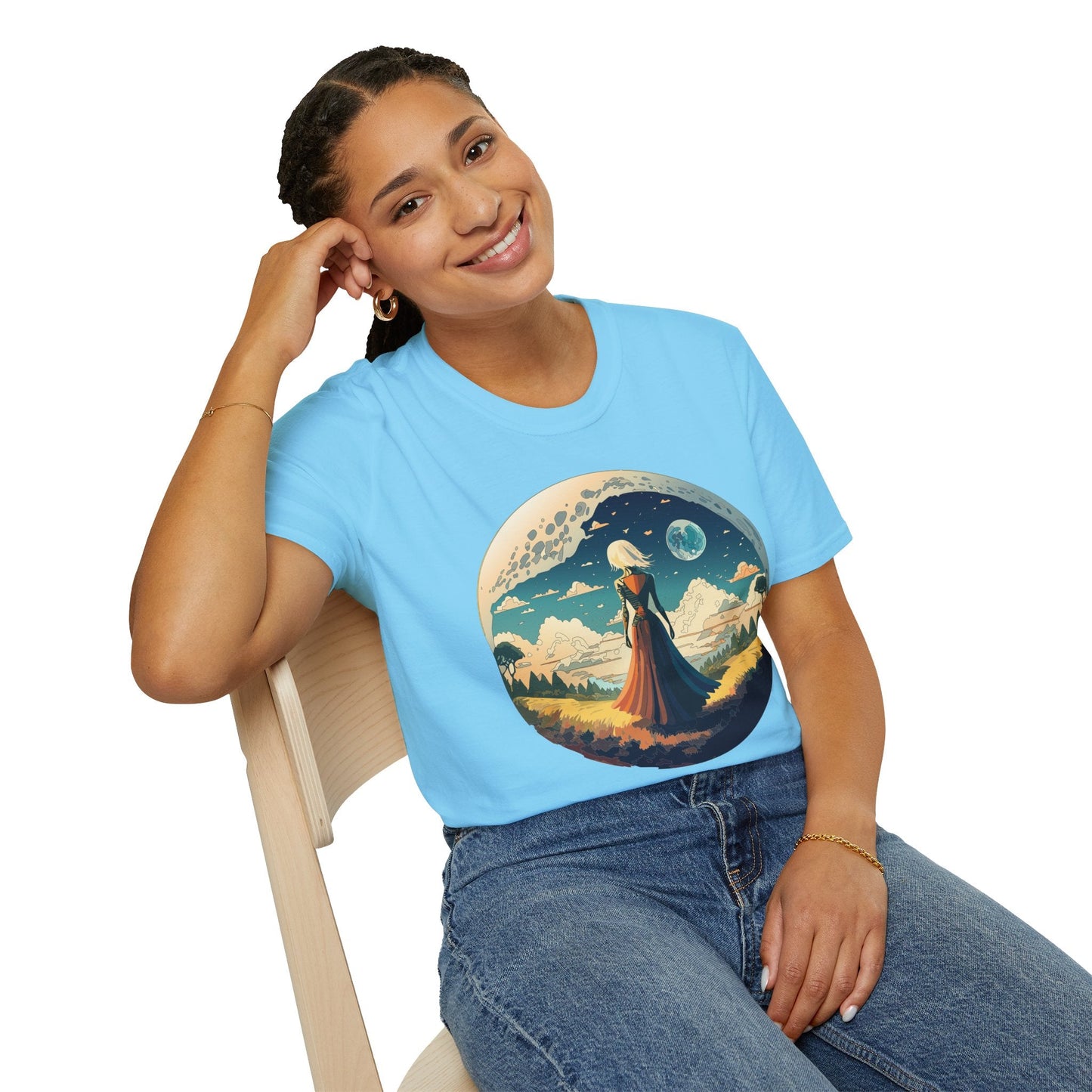 Womens Graphic T Shirts Art Design Tee Unisex Softstyle 64000 Cotton Tee Comfortable Everyday Wear