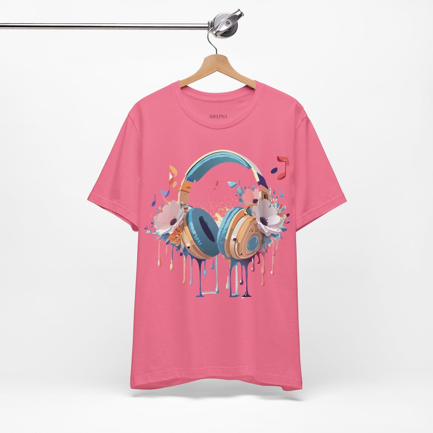 Adelpha Graphic Unisex Music T Shirt With Vintage Inspired Artwork Short Sleeve Tee
