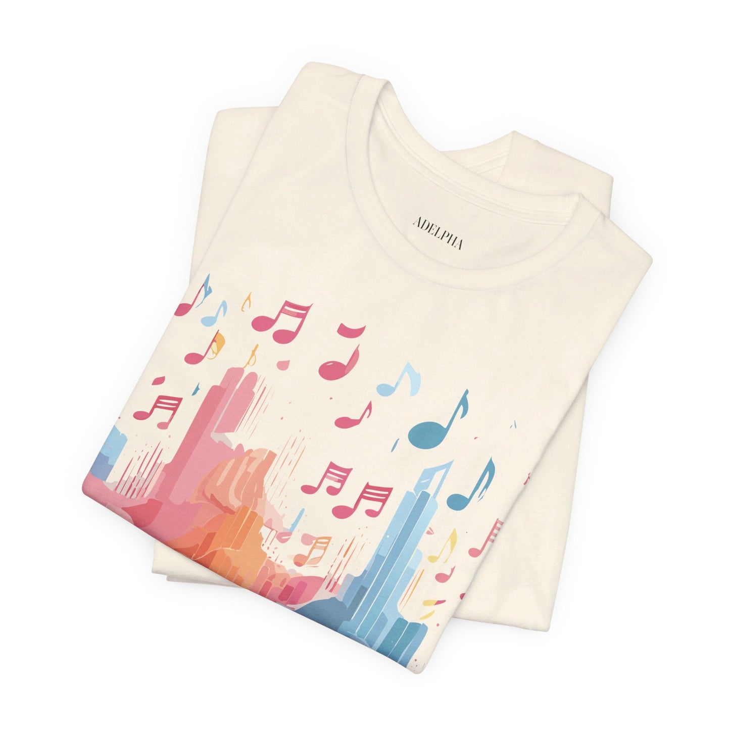 Music Graphic Tee Unisex Jersey Short Sleeve Art Design Adelpha Vintage Artwork Premium