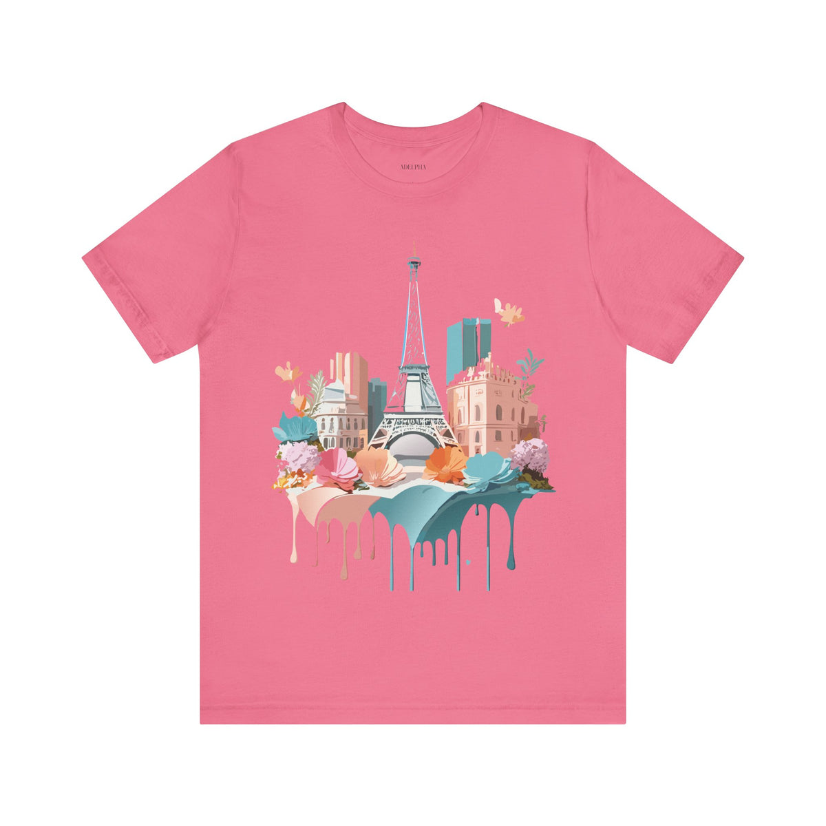 Unisex Cotton Bella+Canvas Tee with Paris