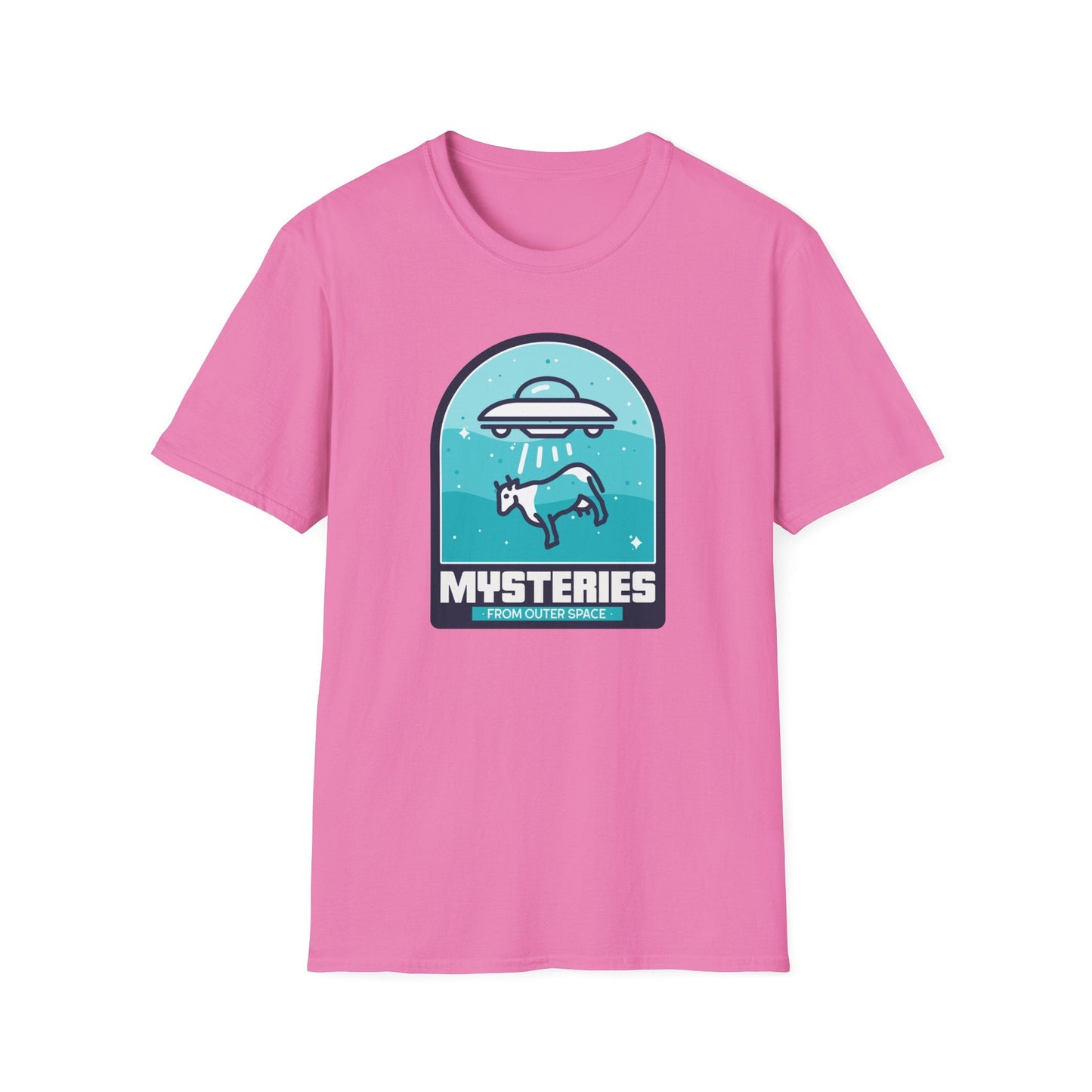 Mysteries UFO Abduction TShirt  Retro Alien Space Graphic Tee