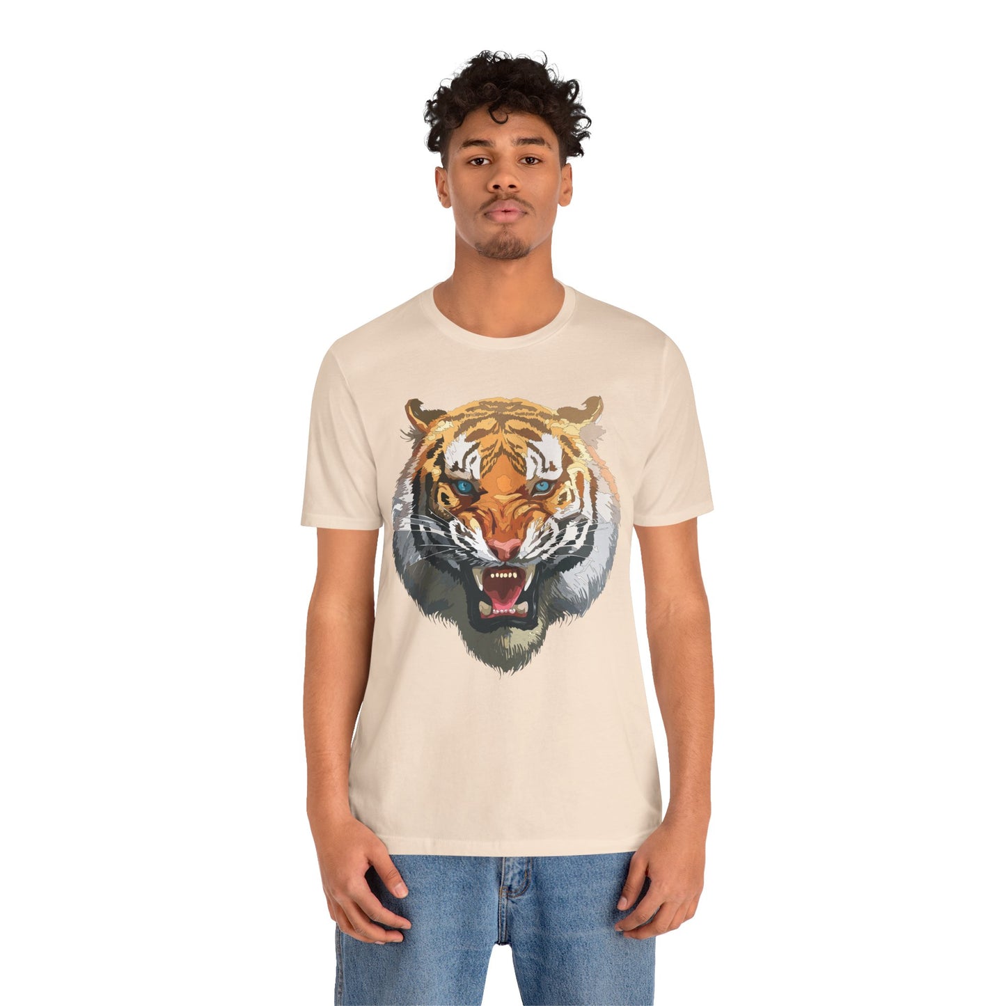 Tiger Shirt, Animal Shirt, T-Shirt with Tiger, Art Design Tee, Wild Animals Tees, Safari T-Shirt, Graphic Design Tee 15