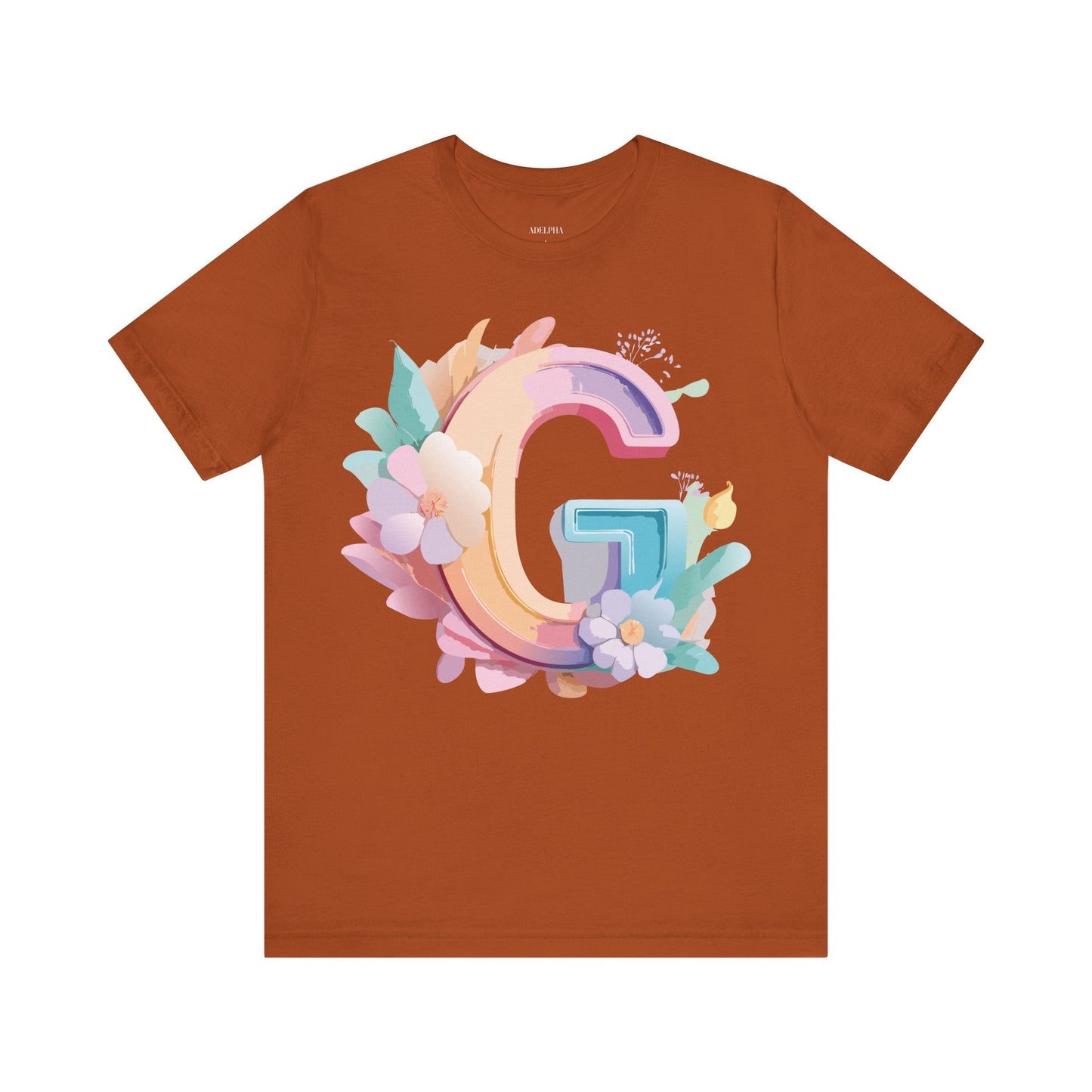 Letter G Shirt Unisex Graphic Tee by Adelpha Vintage Inspired Artwork for Everyday Style