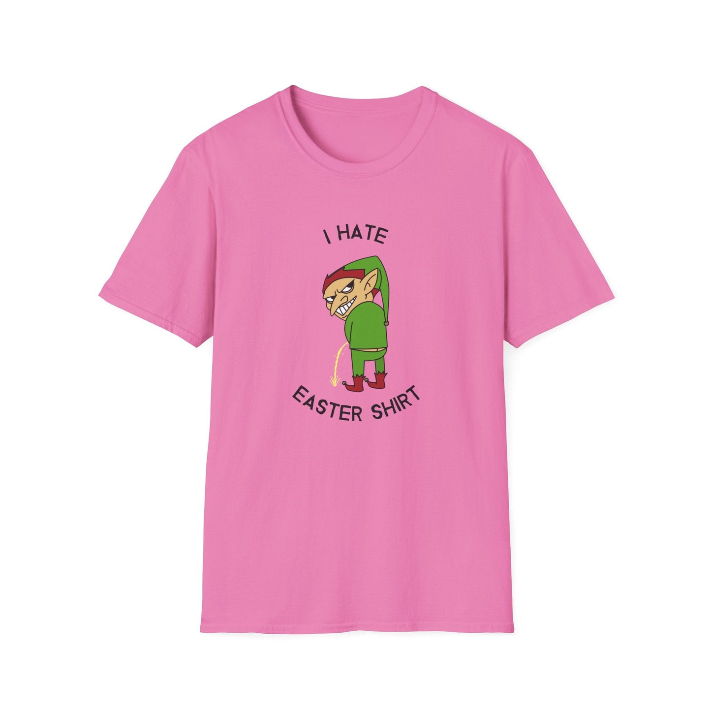Unisex Easter T Shirt With Art Design Softstyle 100 Percent Ring Spun Cotton Lightweight Tee