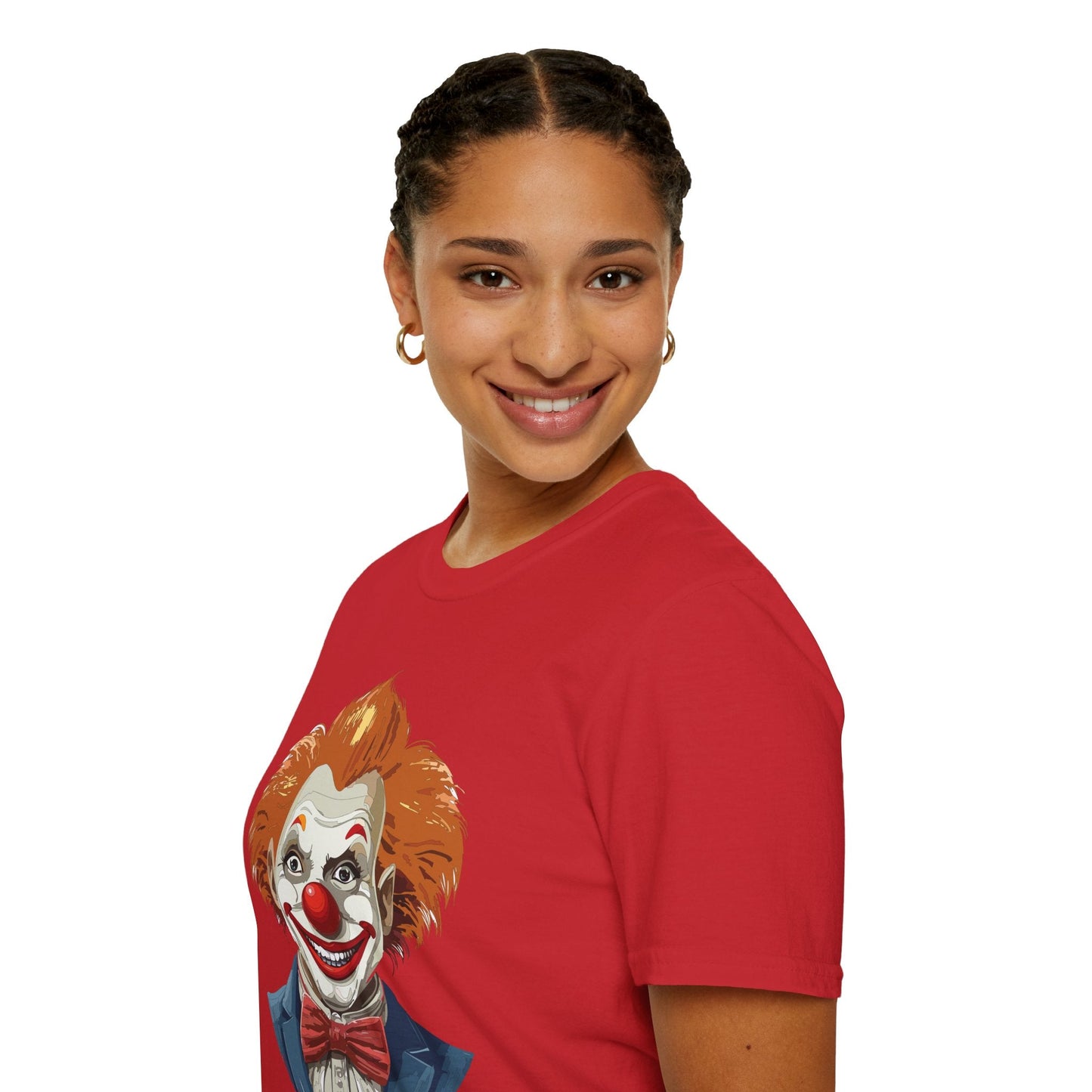 Clown Shirt Unisex Funny Man Circus Tee Softstyle Gildan 64000 Short Sleeve Shirt Premium