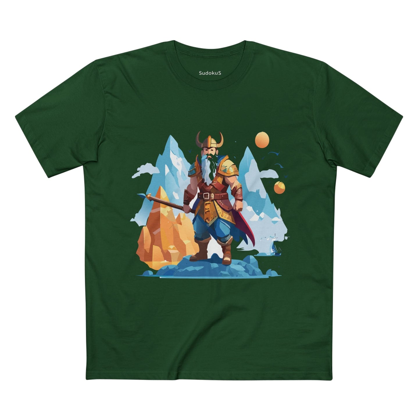 Viking Graphic Unisex 100 Cotton Staple Tee 5