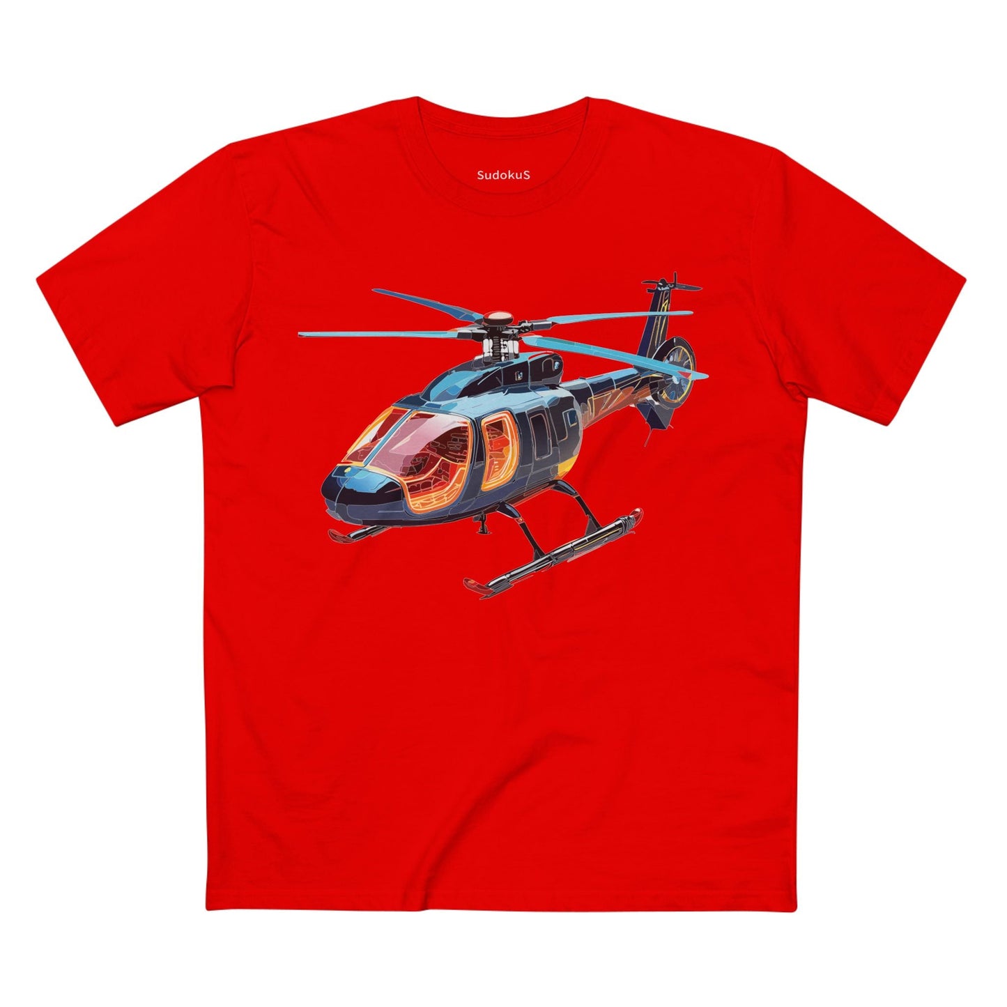 Chopper Graphic Unisex 100 Cotton Staple Tee 12