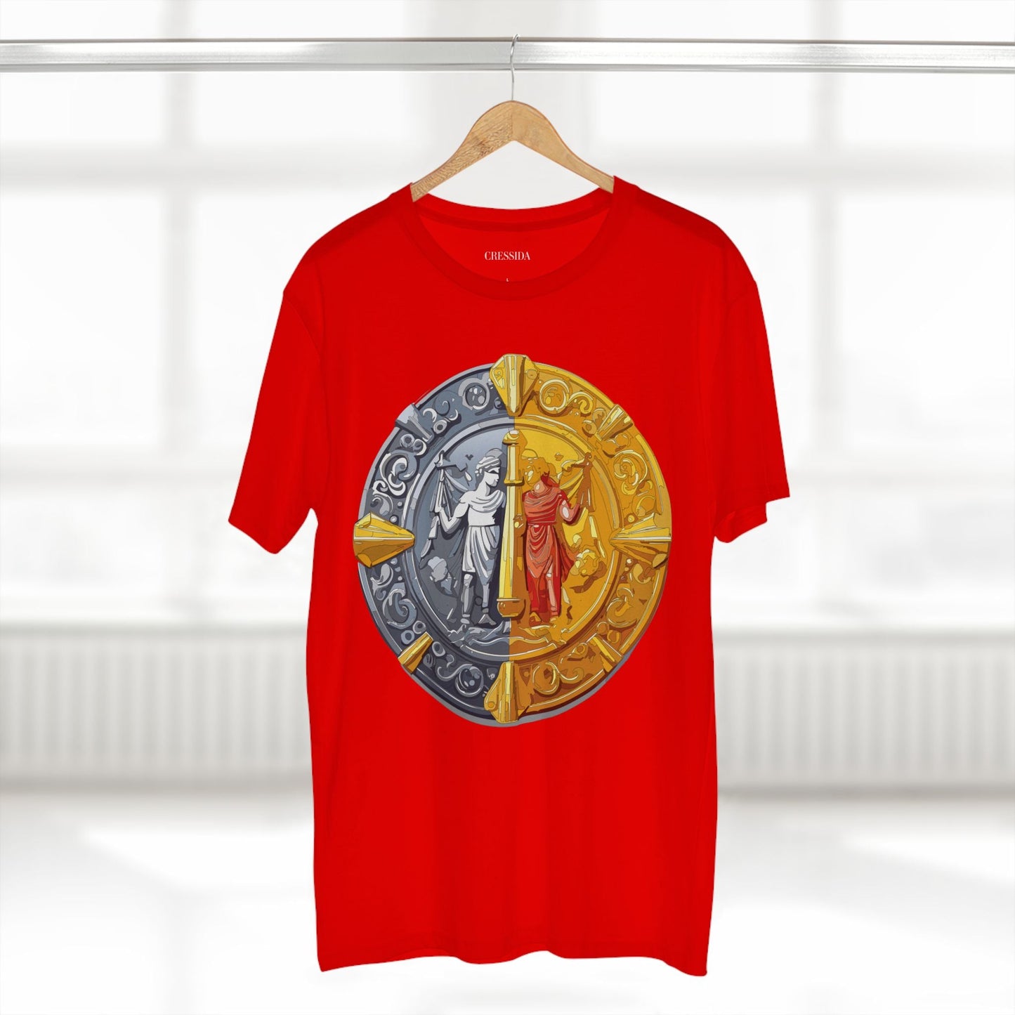 Antique Gold Coin Graphic Design T-Shirt Unisex 100 Cotton With Golden Print Artwork Tee 17