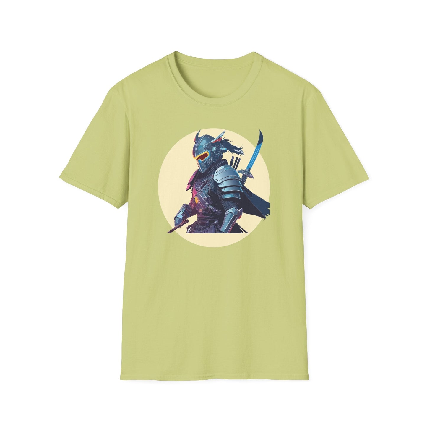 Samurai Shirt Unisex Softstyle Short Sleeve T Shirt Gildan 64000 Breathable Comfort Wear