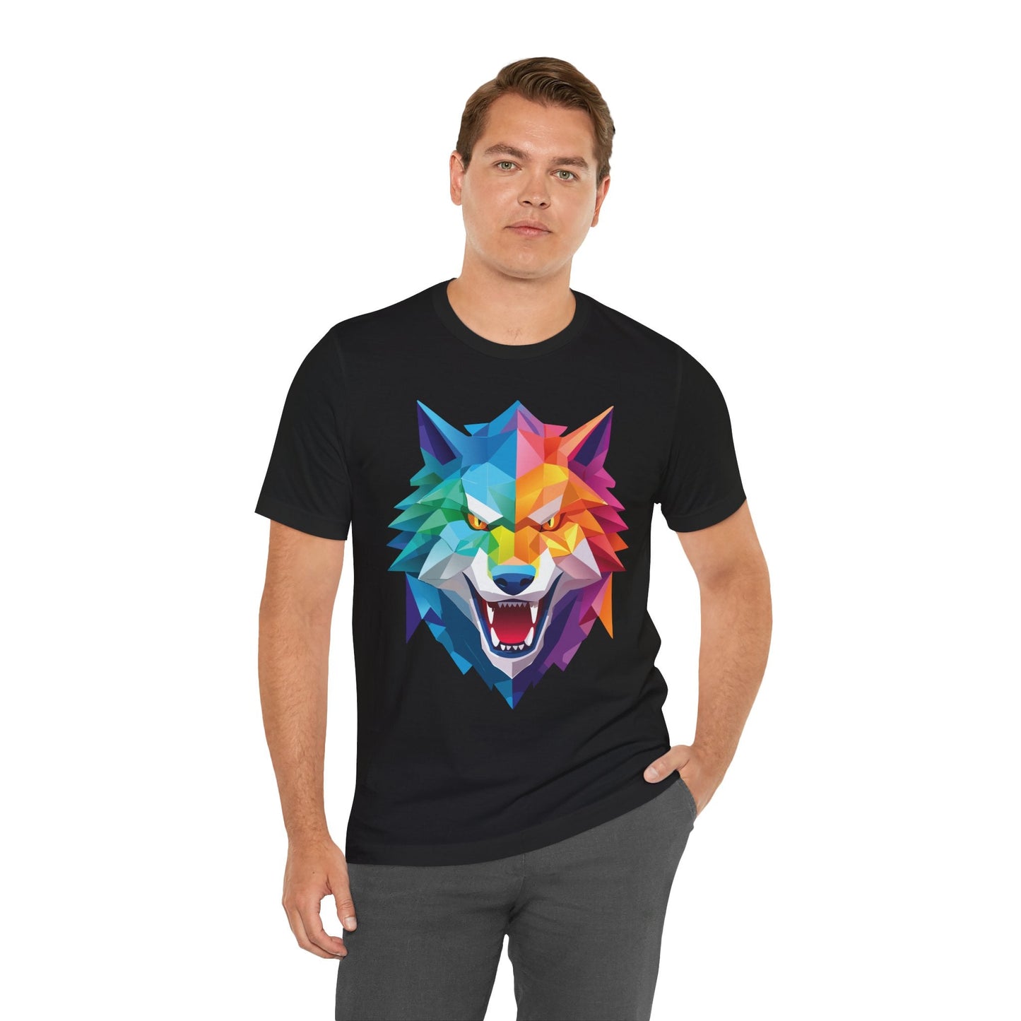 Unisex Animal Shirt Art Design Tee With Animals Wild Animals Shirt Short Sleeve
