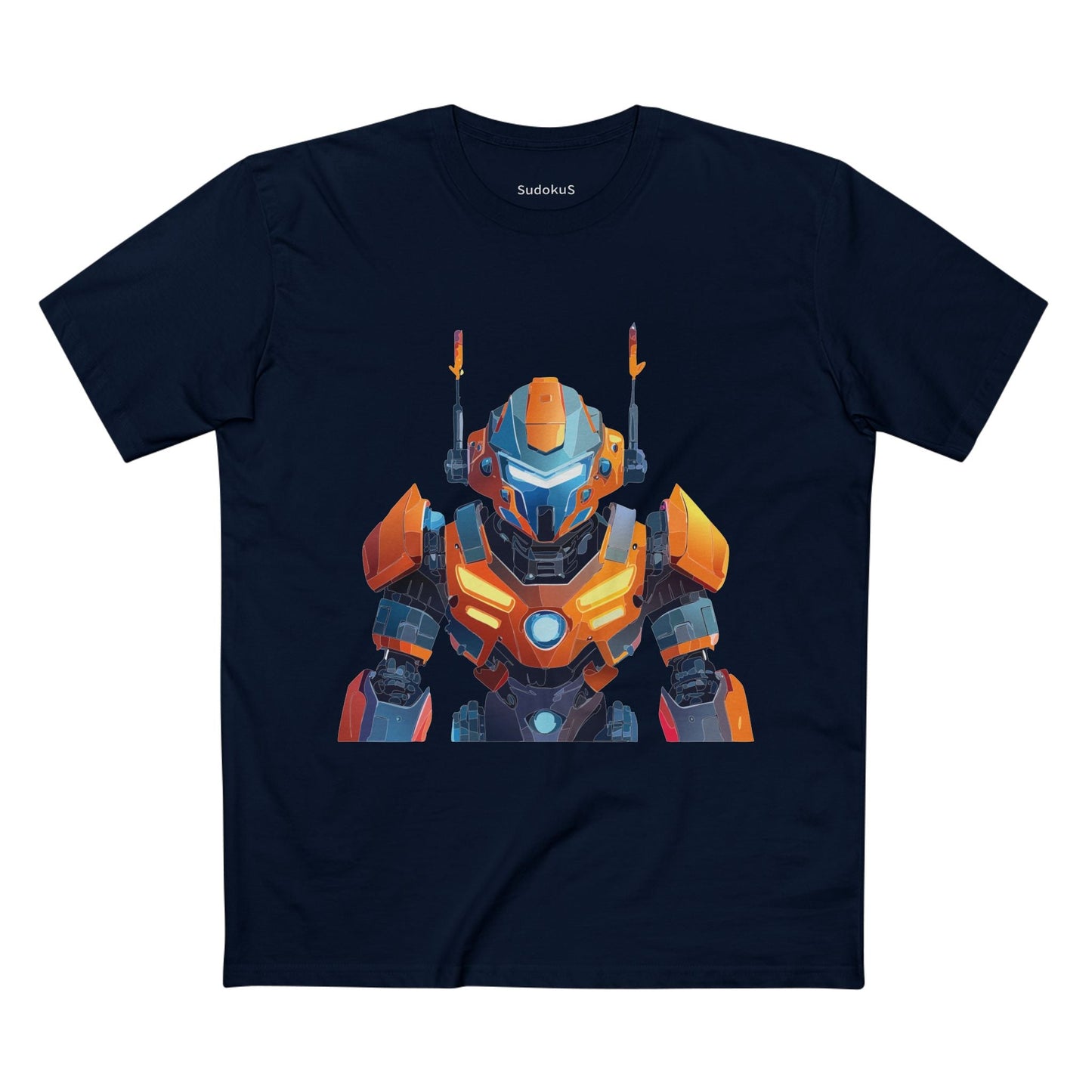 Cyborg Robot Graphic Unisex 100 Cotton Staple Tee 3