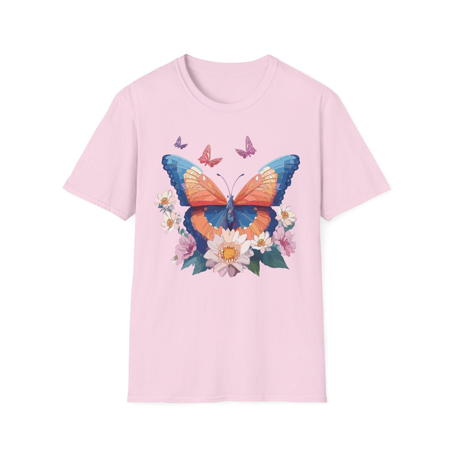 Monarch Butterfly Unisex Softstyle Tee Gildan 64000 Lightweight Breathable 100 Cotton Tee