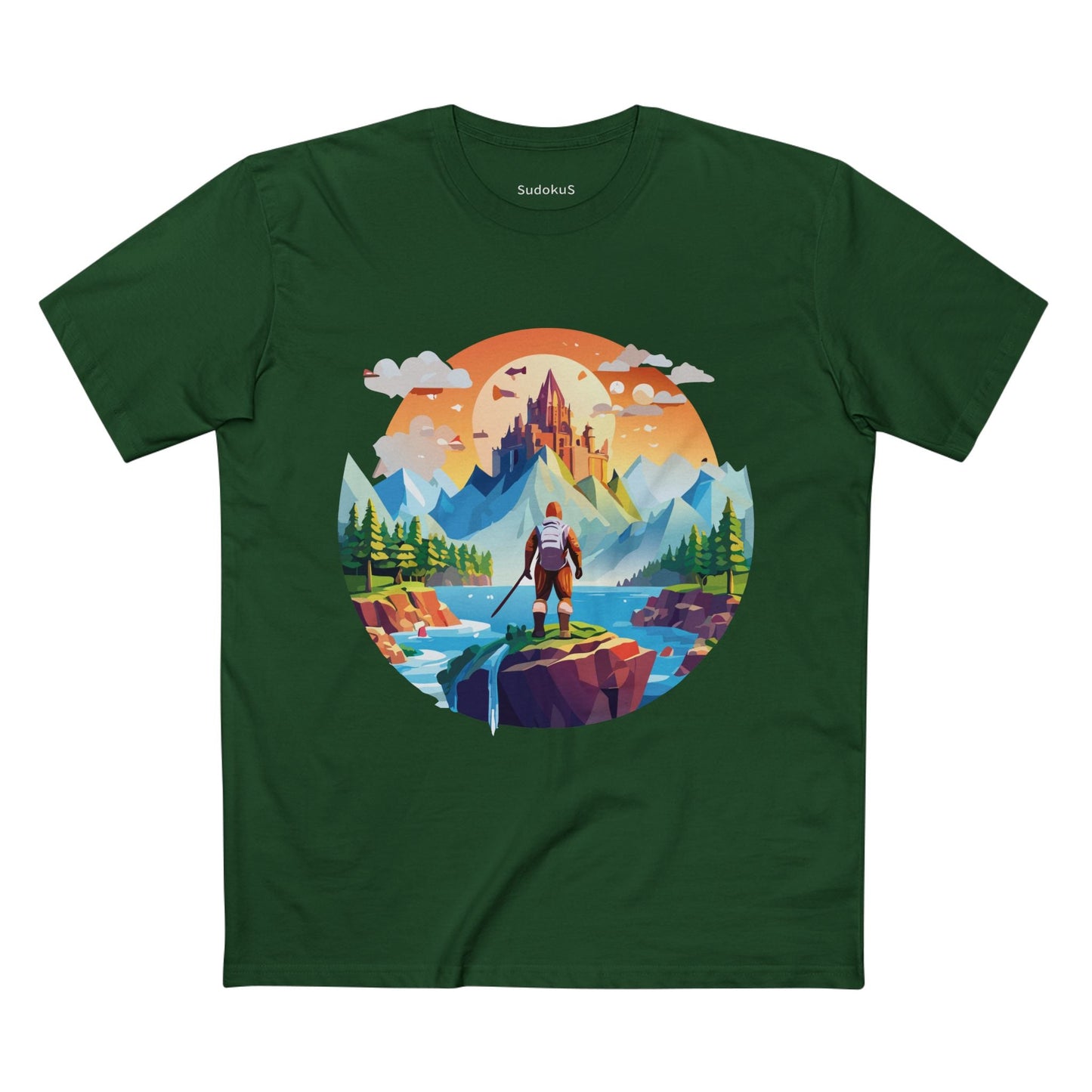 Adventures Graphic Unisex 100 Cotton Staple Tee 6