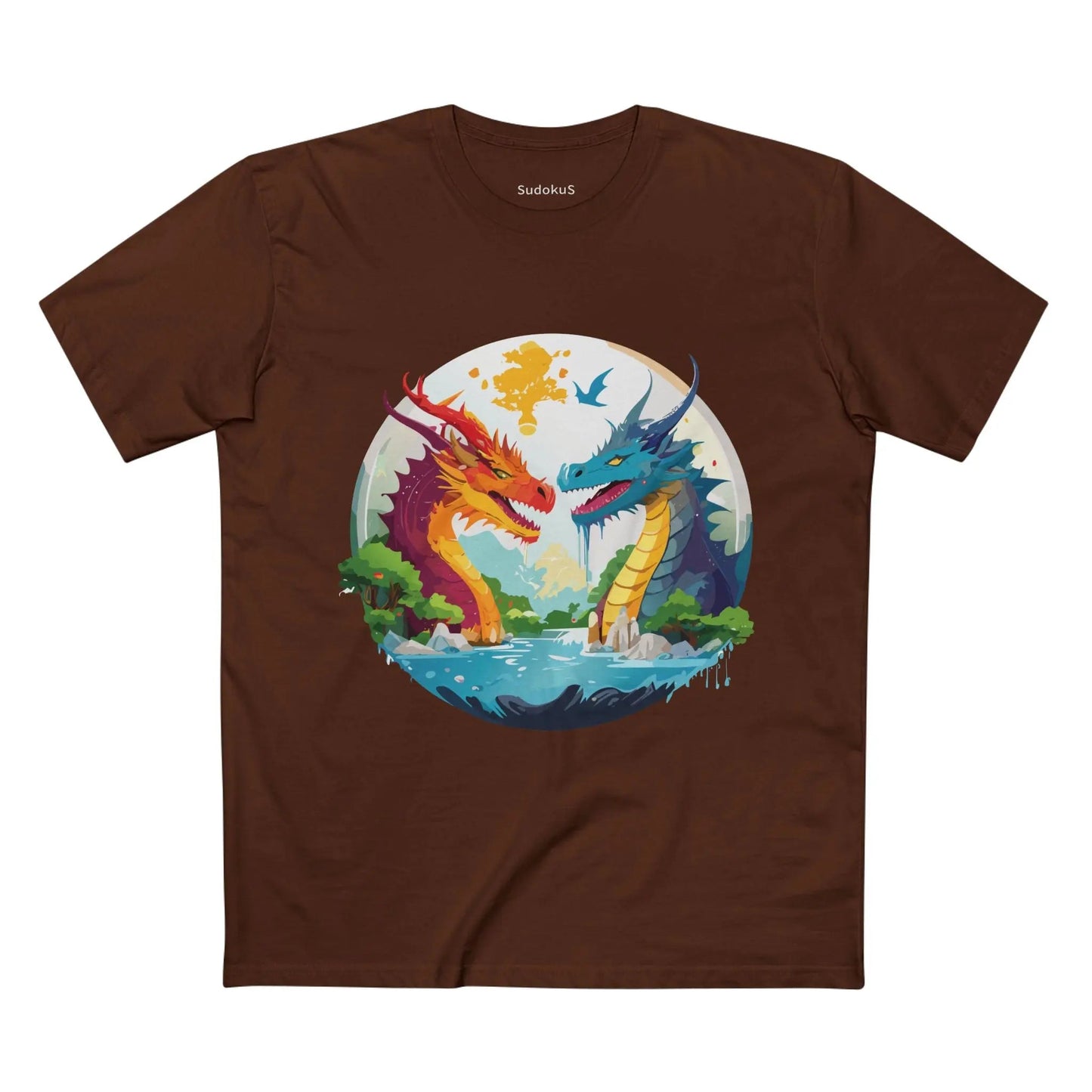 Dragon Graphic Unisex 100 Cotton Staple Tee 23