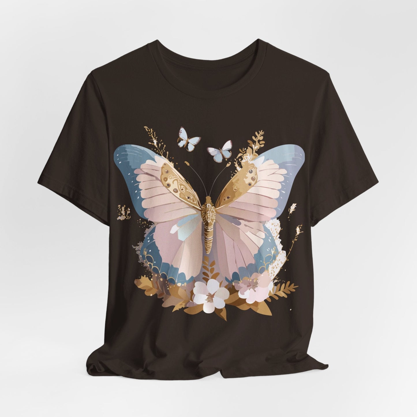 Butterfly Graphic Tee Unisex Short Sleeve Art Design By Adelpha