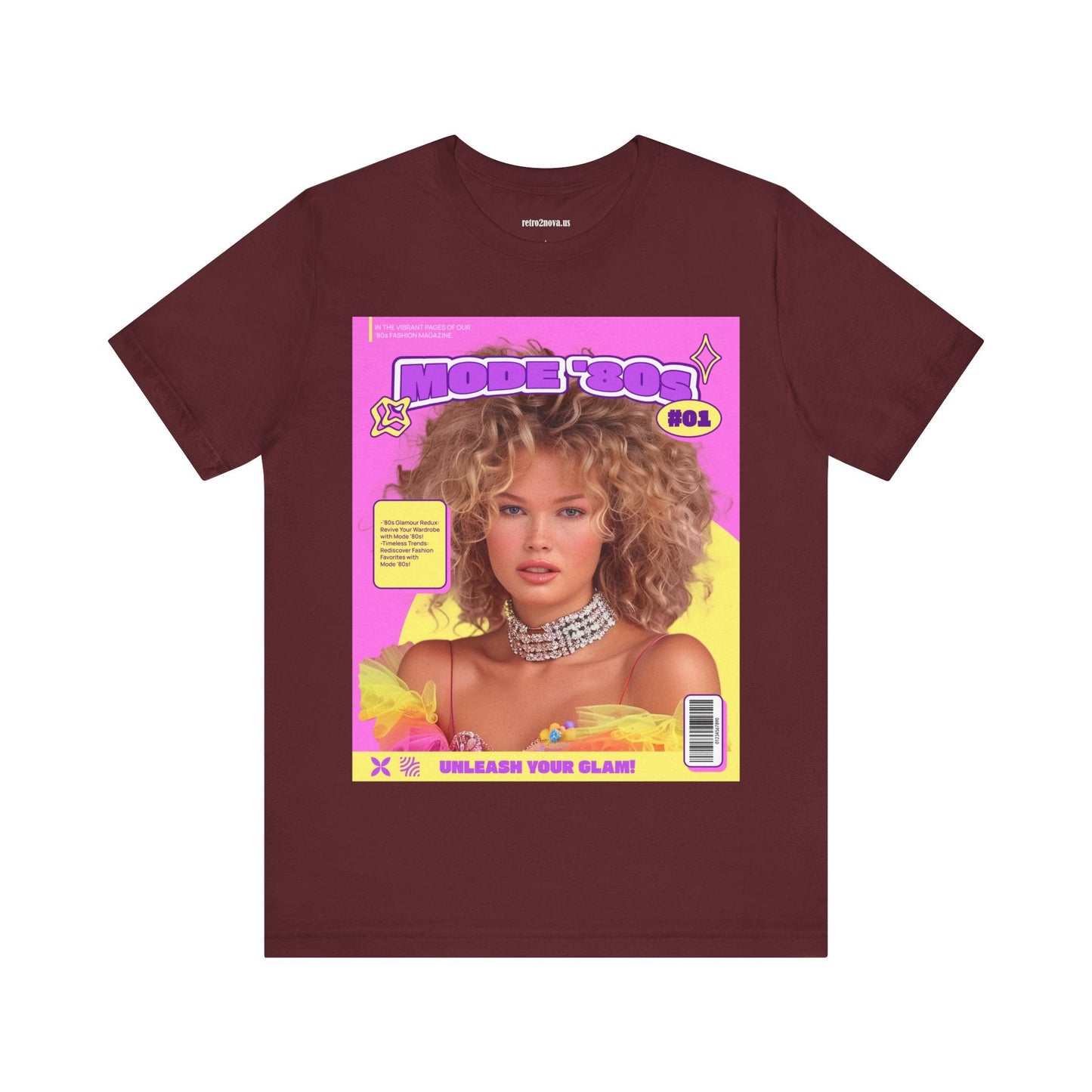Magazine Cover Shirt Unisex Jersey Short Sleeve Tee Lightweight Breathable
