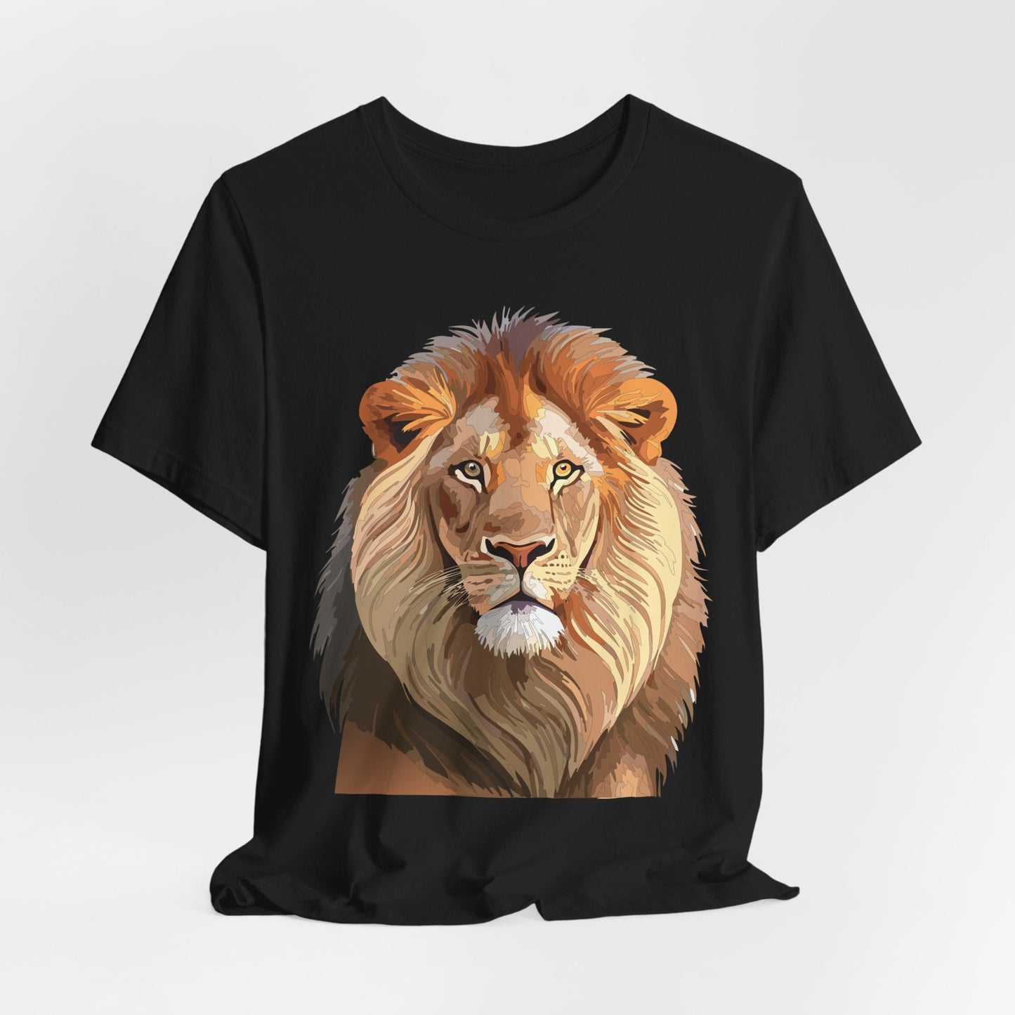 Unisex Animal Graphic Tee Shirt With Wild Animals Art Design For Everyday Wear Casual