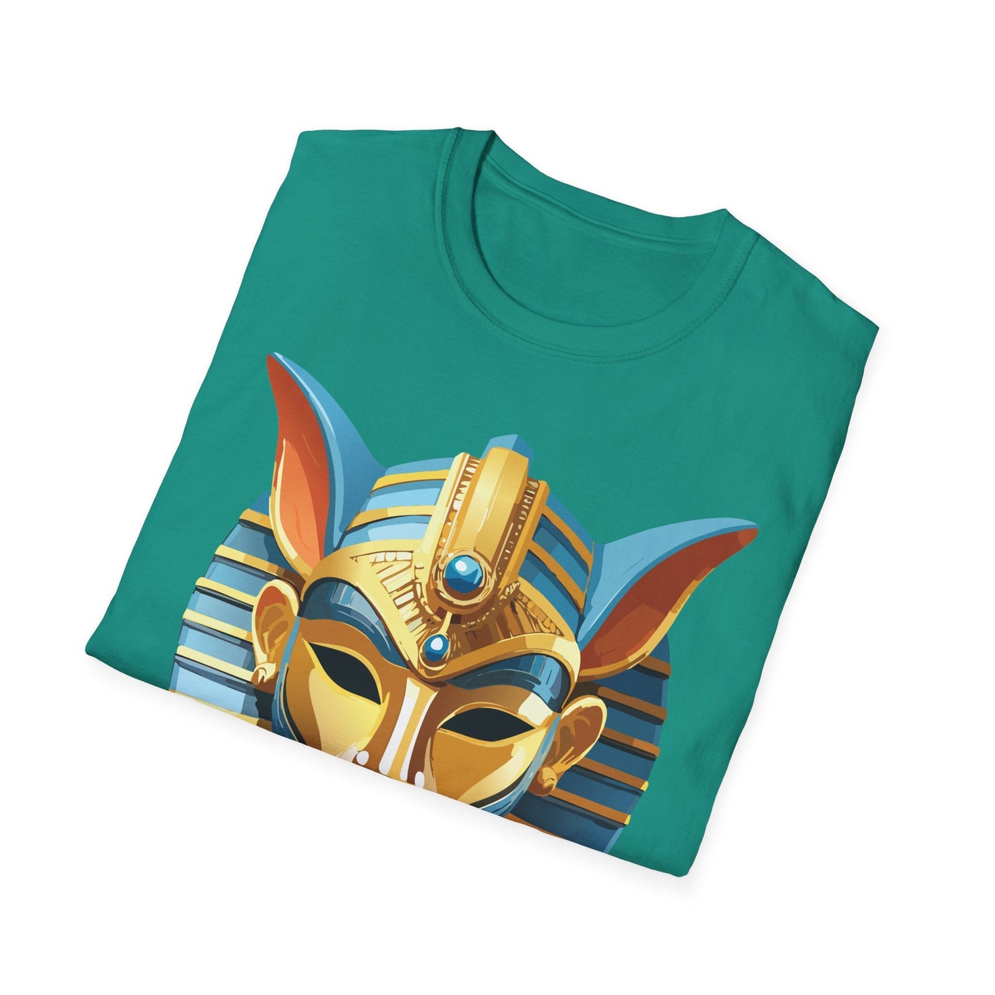 Mask Tee Shirt Unisex Softstyle Cotton Tee With Masquerade Art Design Gildan Softstyle