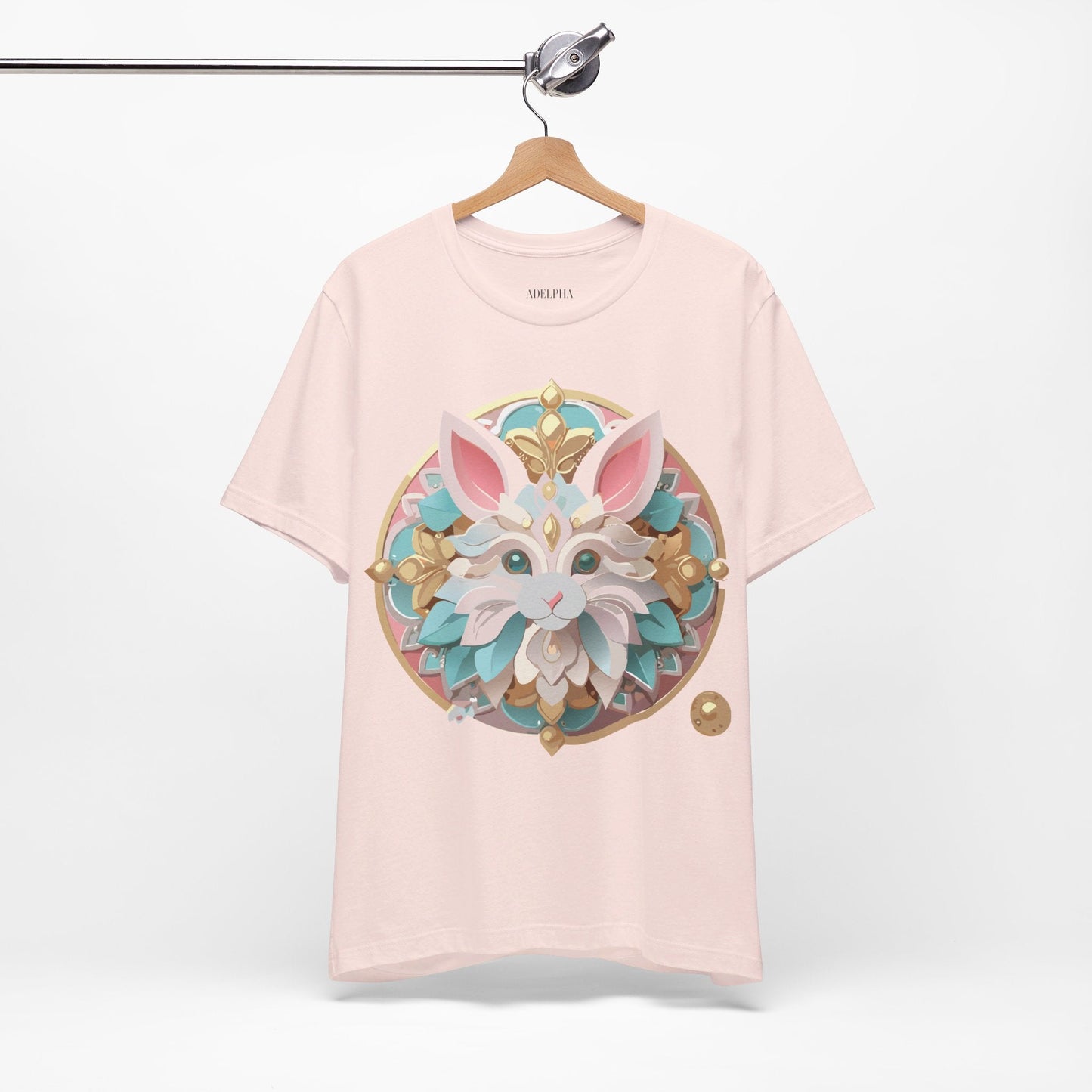Medallion Graphic Unisex 100 Cotton Vintage Animal Medal Artwork Tee 88
