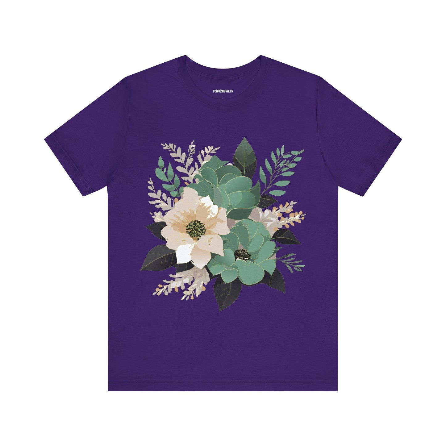 Flowers Shirt Floral Shirt Unisex Jersey Short Sleeve Tee From Flowers Collection Retro2Nova