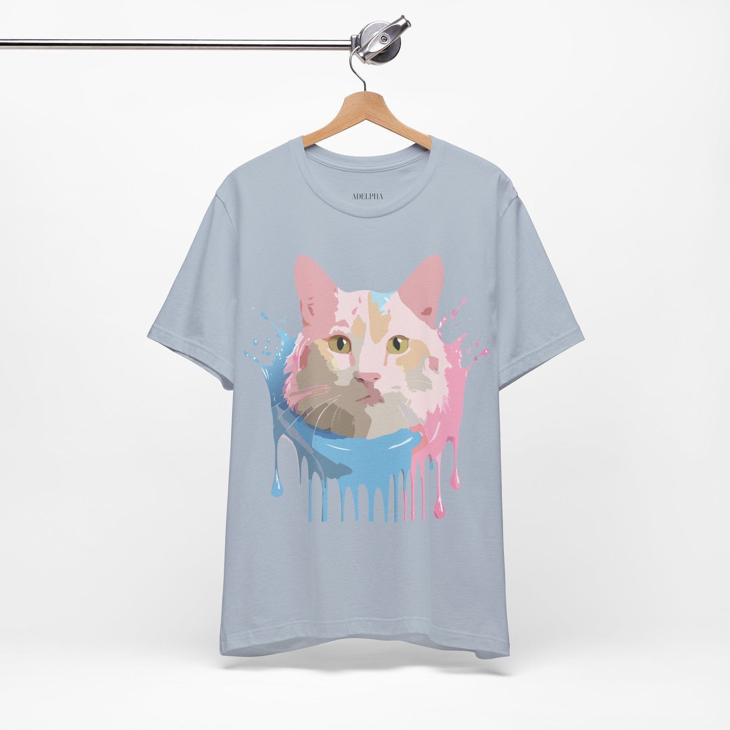 Cat Graphic Tee Unisex Vintage Style Shirt Adelpha Art Design