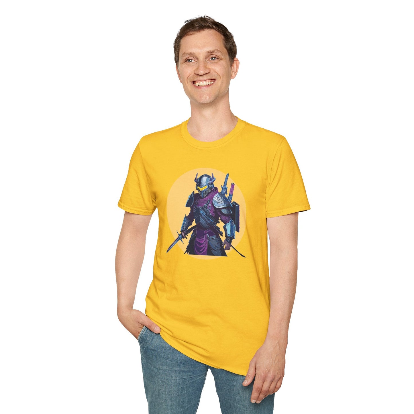 Samurai Shirt Unisex T Shirt Softstyle Gildan 64000 Cotton Tee Breathable Comfortable