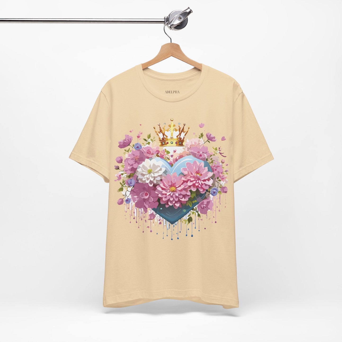 Valentine Shirts Unisex Graphic T Shirt From Adelpha Vintage Inspired Artwork Short Sleeve Tee