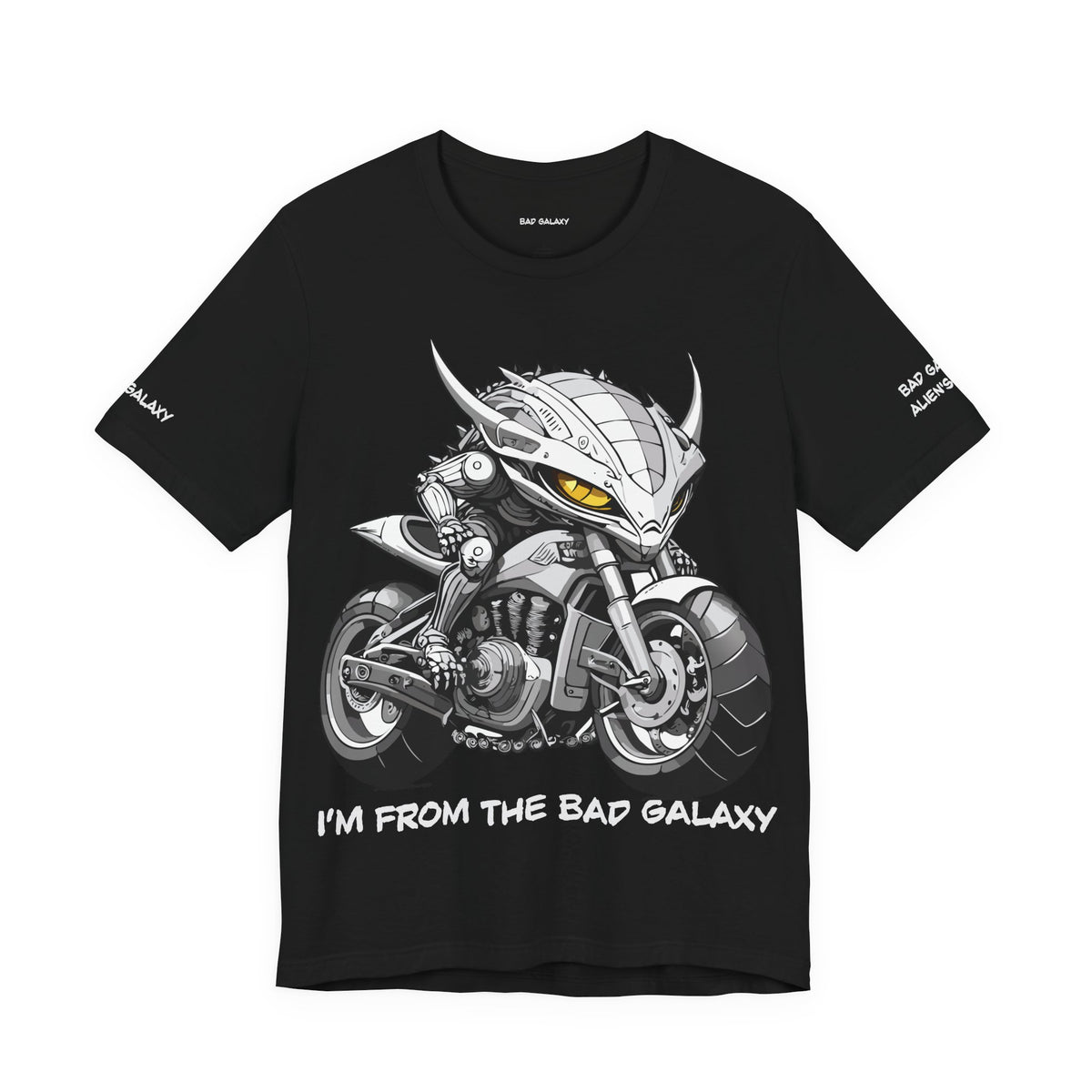 Alien Graphic Unisex Cotton Bella+Canvas Tee with Art Design b83