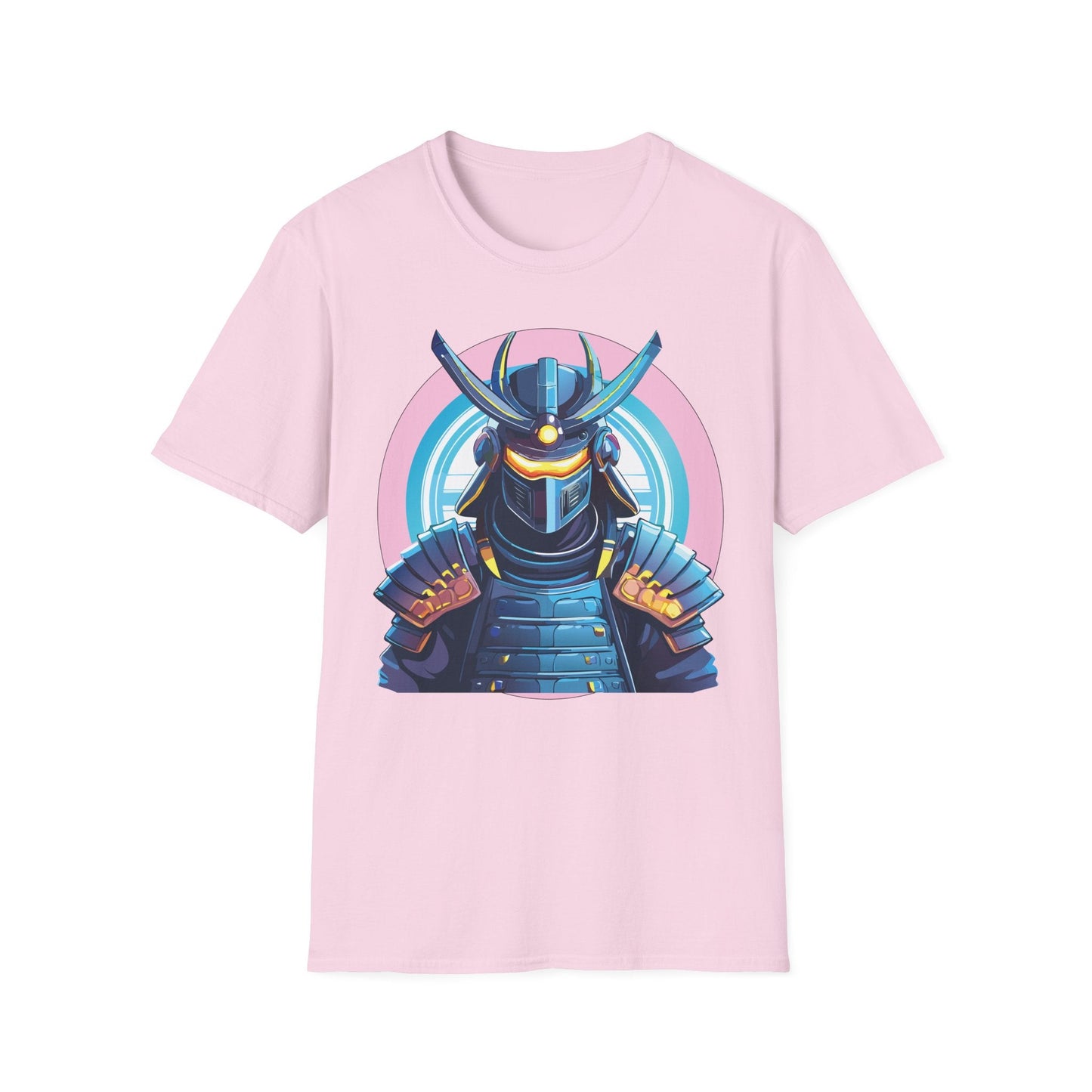 Samurai Shirt Unisex Gildan Softstyle 64000 Tee 100 Percent Ring Spun Cotton Breathable Lightweight