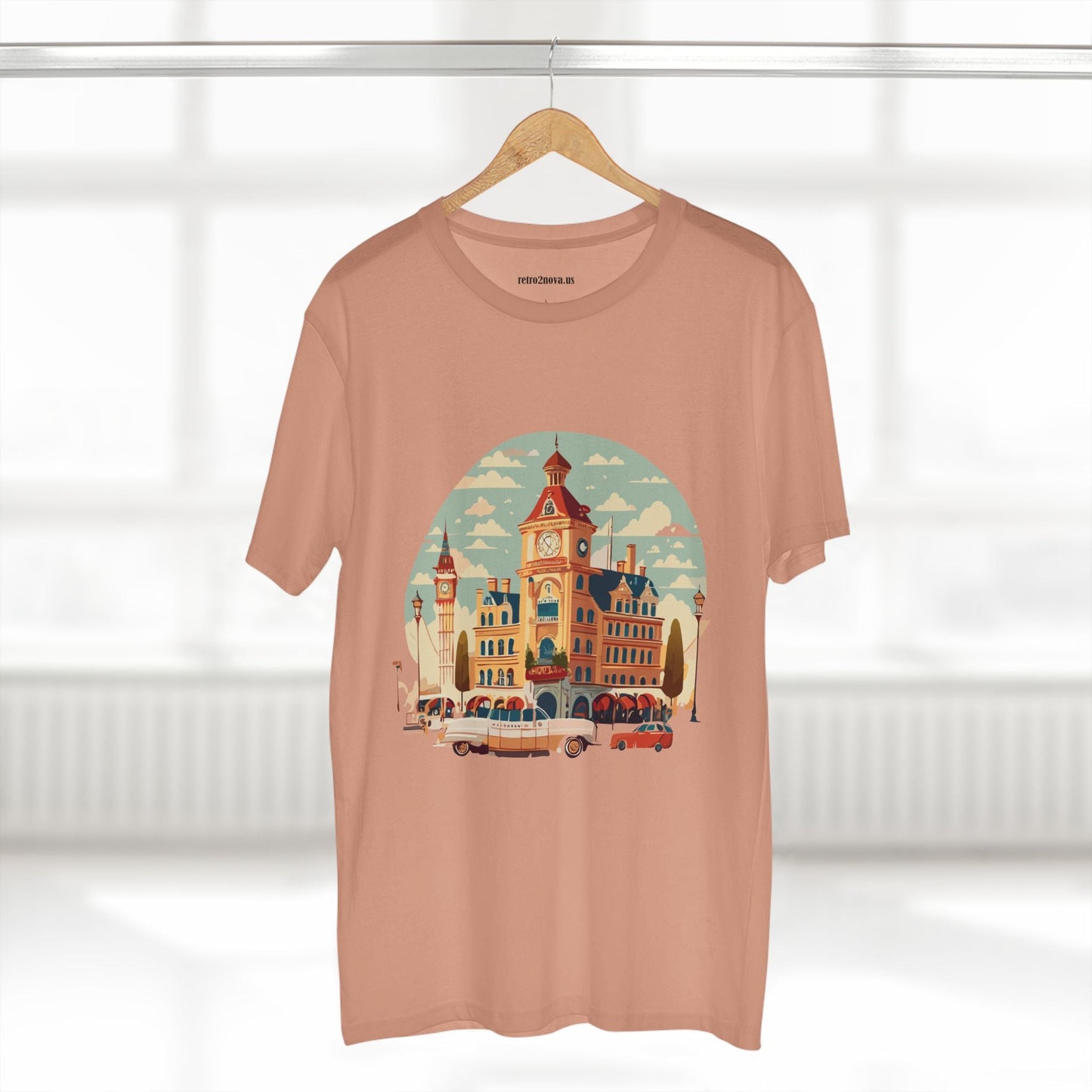 Retro Car Shirts Vintage Car Shirts RC3 Unisex Premium Cotton Tee with Original Car Artwork