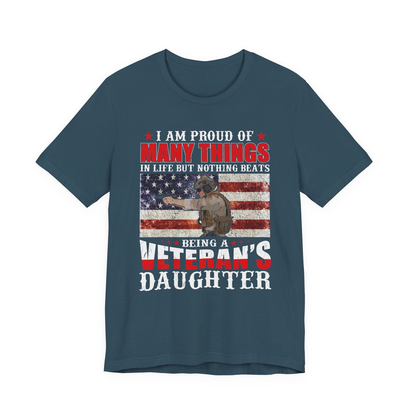 Army Veteran Patriotic Graphic Design Unisex Cotton T-Shirt v28