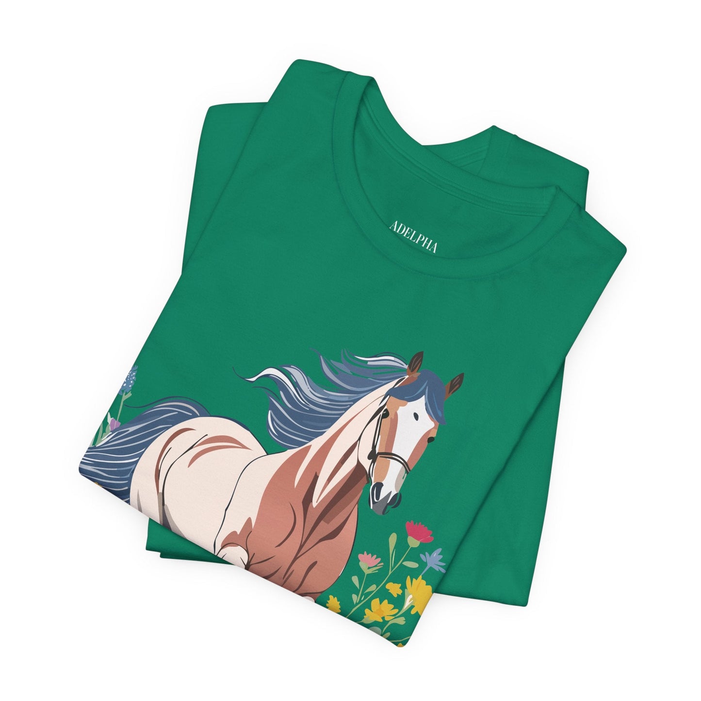 Horse Graphic Unisex 100 Cotton Vintage Animal Art T-Shirt 10