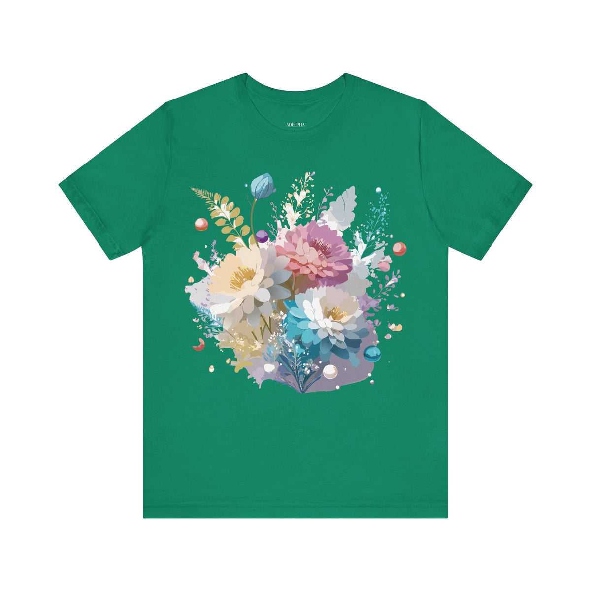 Floral Graphic Tee Shirt - Bella+Canvas Unisex 100 Cotton 7