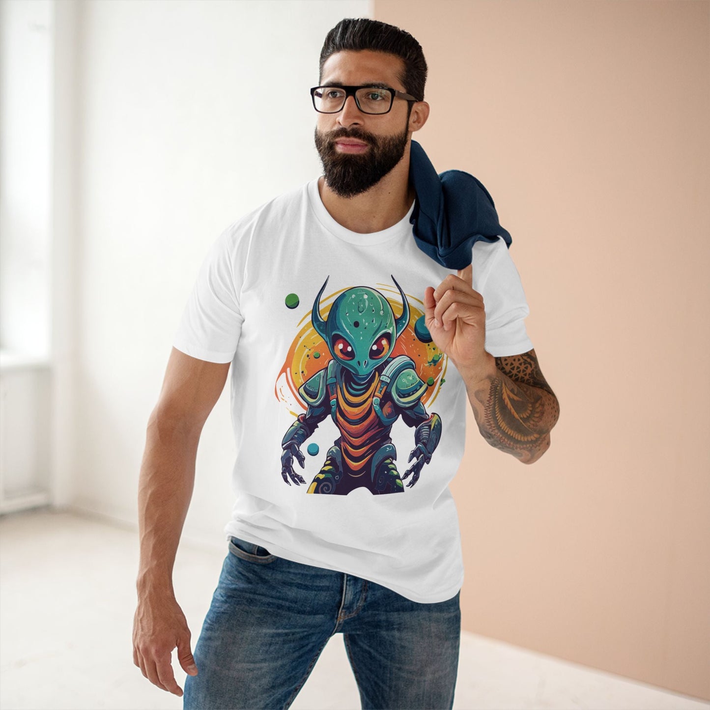 Aliens Graphic Unisex 100 Cotton Staple Tee 23