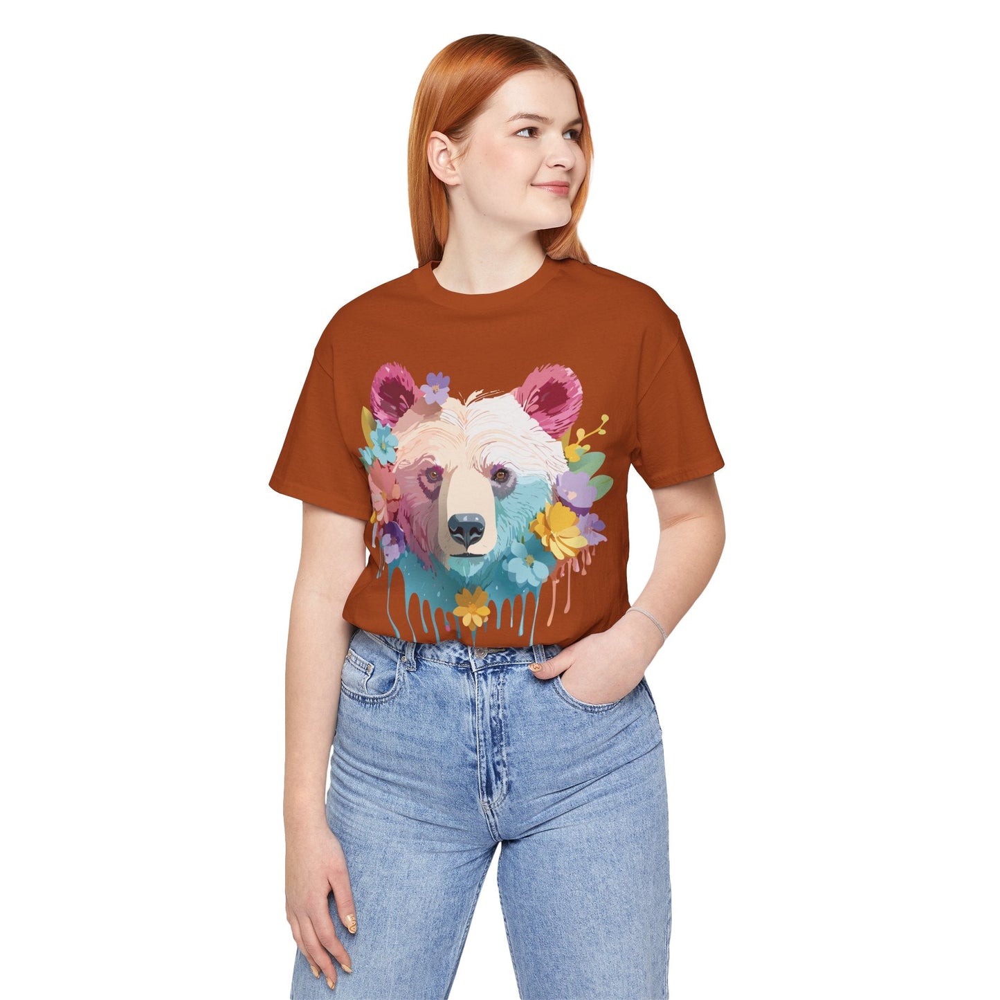 Bear Graphic T Shirt Unisex Adelpha Vintage Inspired Artwork Tee