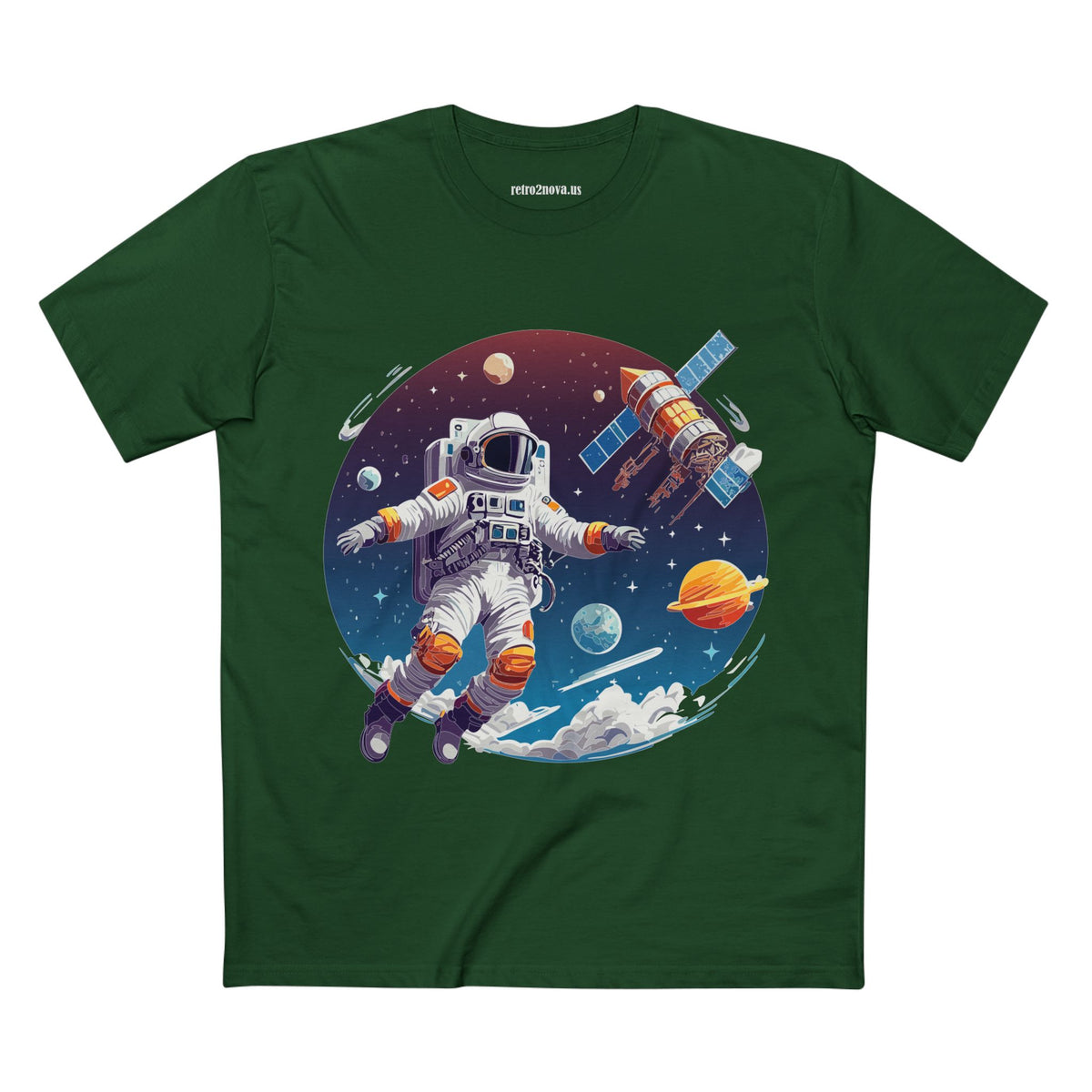 Cosmos Astronaut Graphic Tee Staple Unisex 100 Cotton Tee Shirt - CS-34