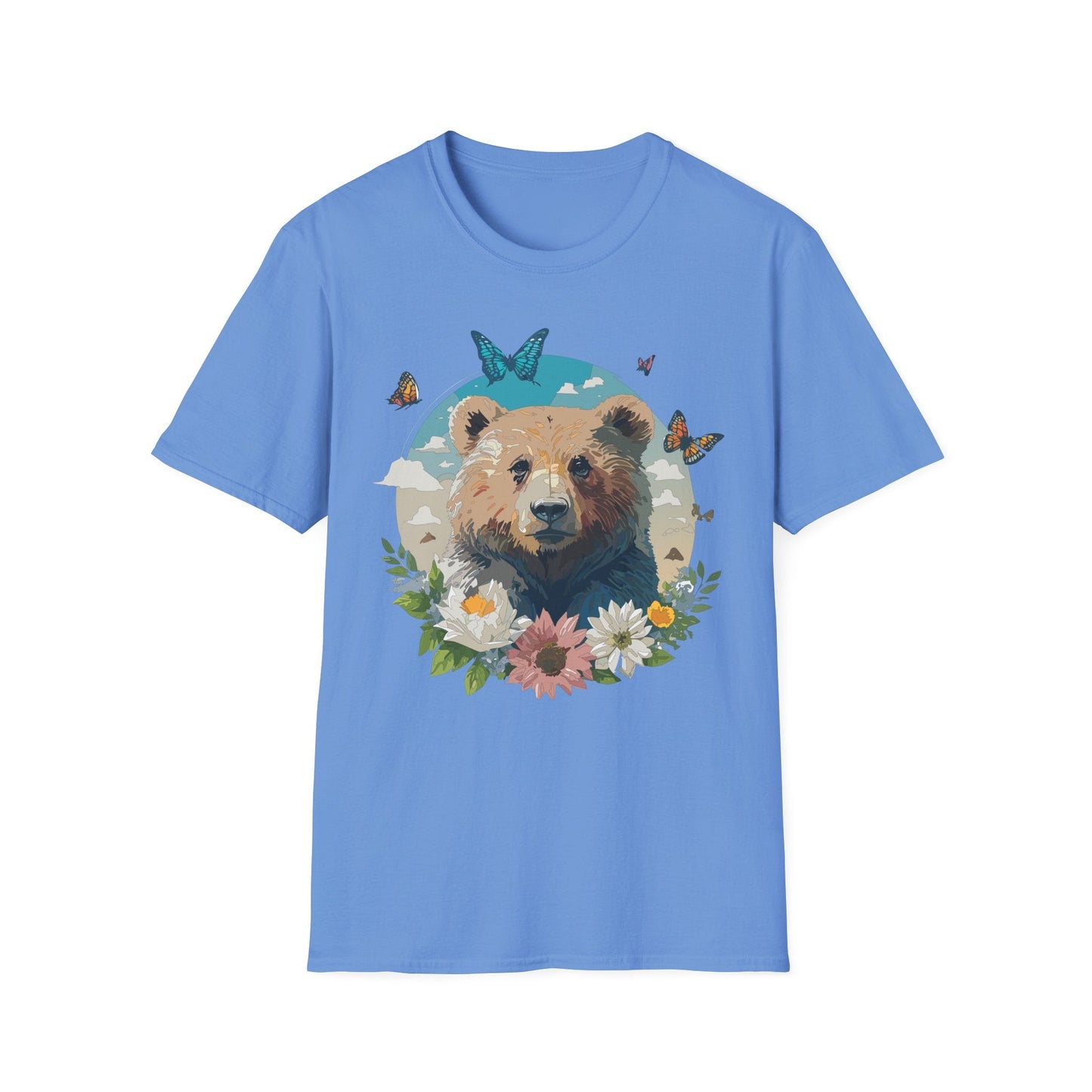 Bear Shirt Teddy Bear Tee Unisex Gildan Softstyle 100 Percent Ring Spun Cotton Tee
