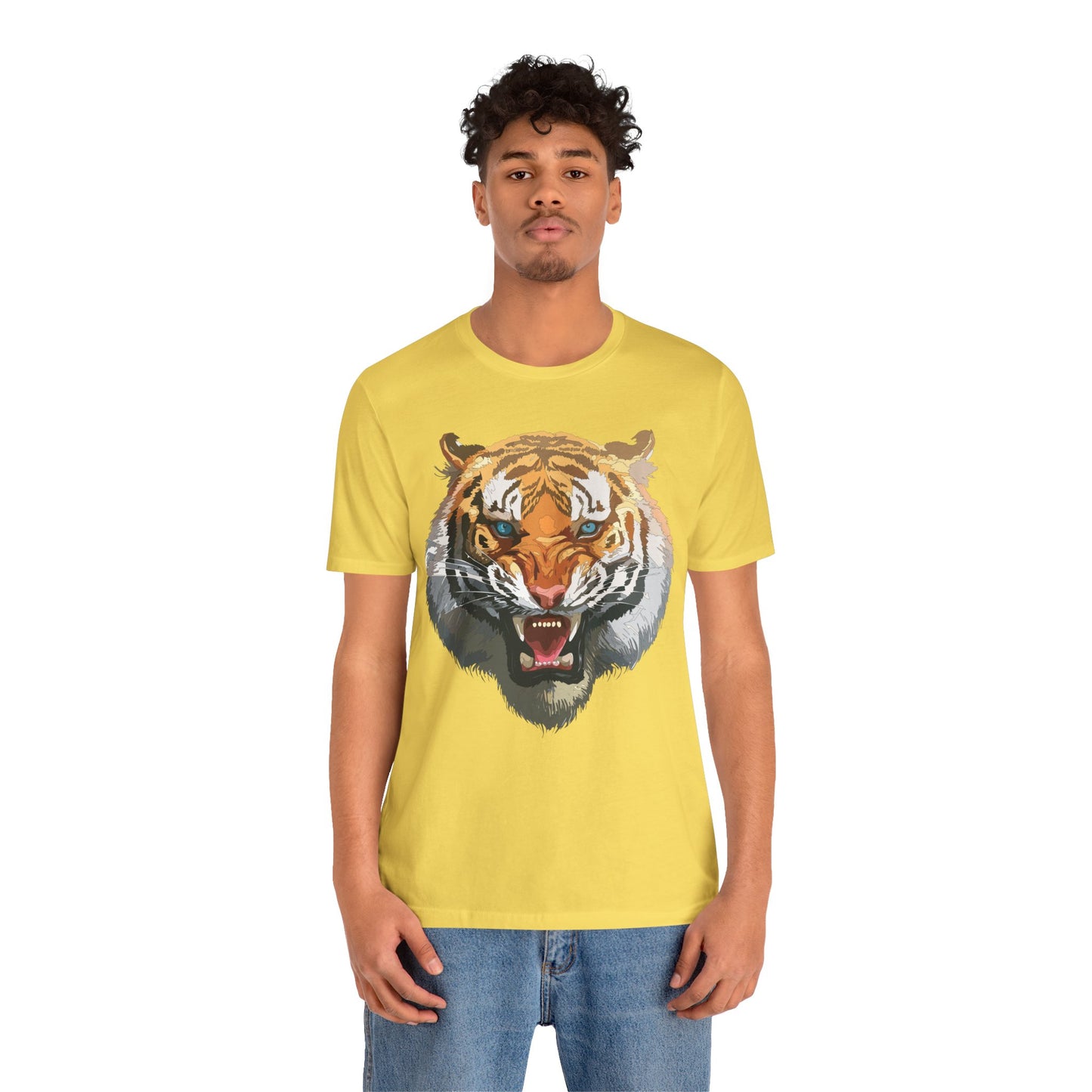 Tiger Shirt, Animal Shirt, T-Shirt with Tiger, Art Design Tee, Wild Animals Tees, Safari T-Shirt, Graphic Design Tee 15