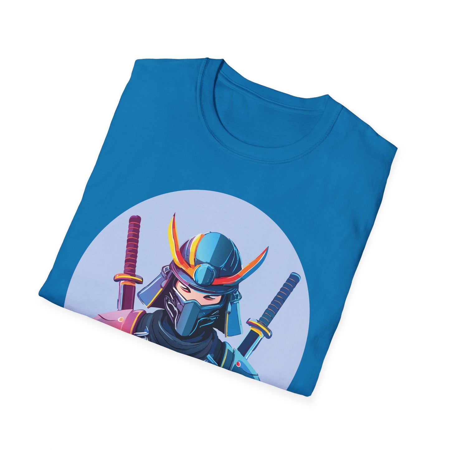 Samurai T Shirt Unisex Softstyle Gildan 64000 Breathable Cotton Tee For Everyday Wear
