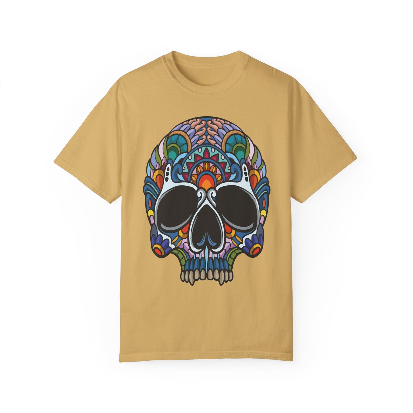 Unisex Cotton Tee Shirt with Skull