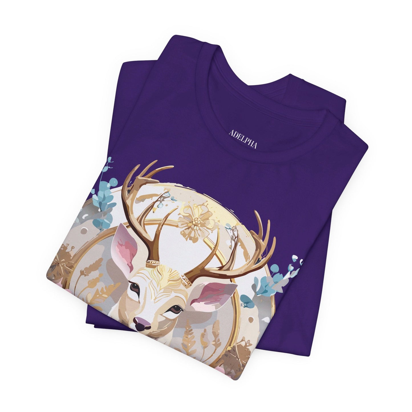 Medallion Graphic Unisex 100 Cotton Vintage Animal Medal Artwork Tee 69
