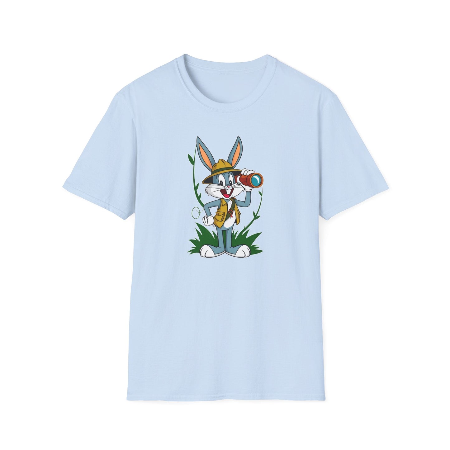 Bugs Bunny T Shirt Unisex Softstyle Gildan 64000 Cartoon Animation Graphic Tee Design