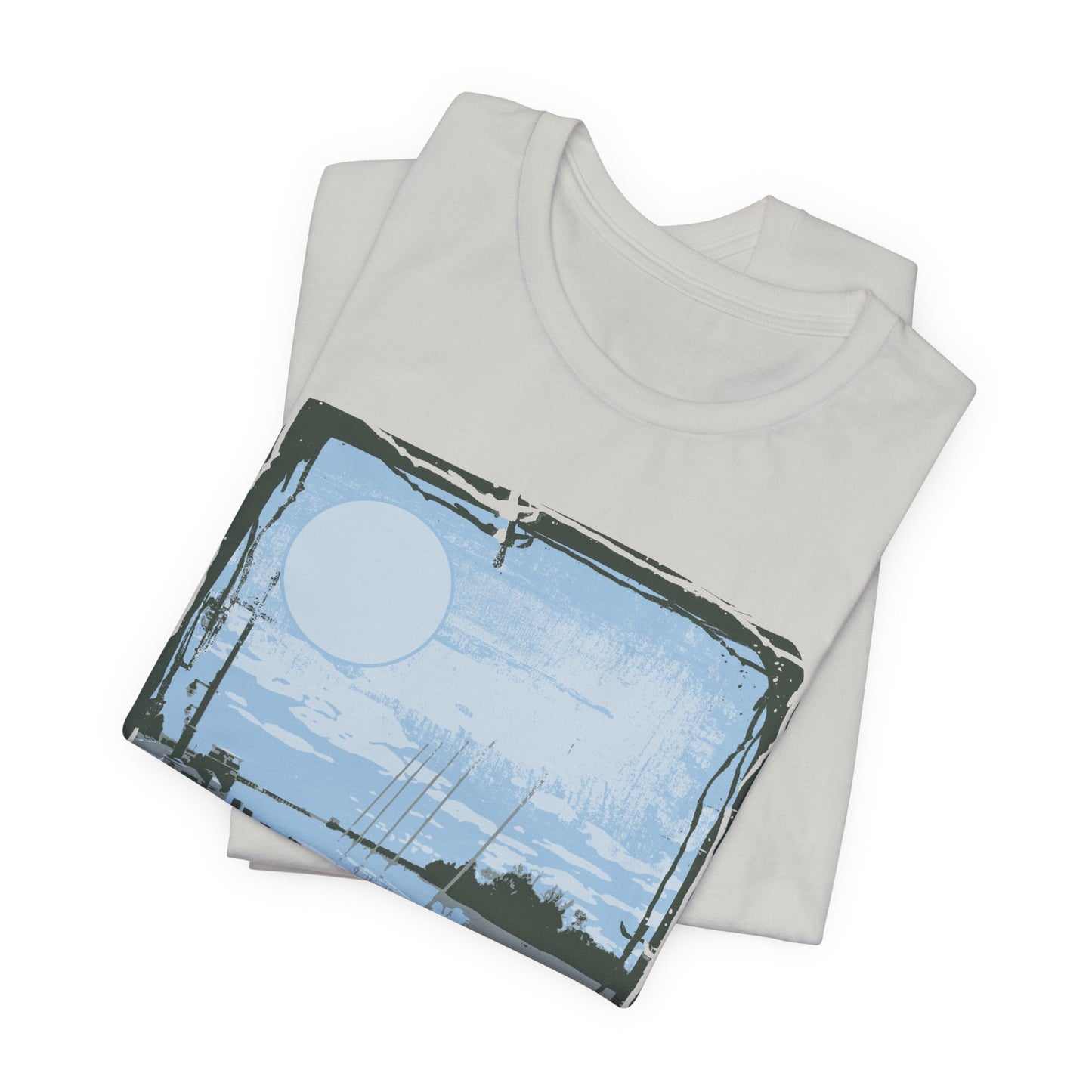 Yacht Club Retro Poster Graphic Design Tee, Yacht Club Shirt, Vintage Tees, Art Design T-Shirt, Graphic Tee, Retro Art Shirts