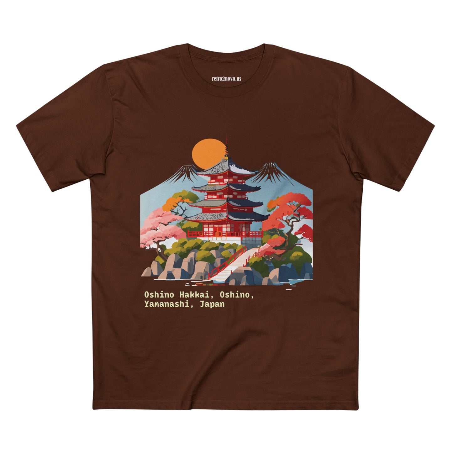 Retro2Nova Unisex Cotton Art Tee Travel Shirt Japan Shirt Style Discover Everyday Comfort