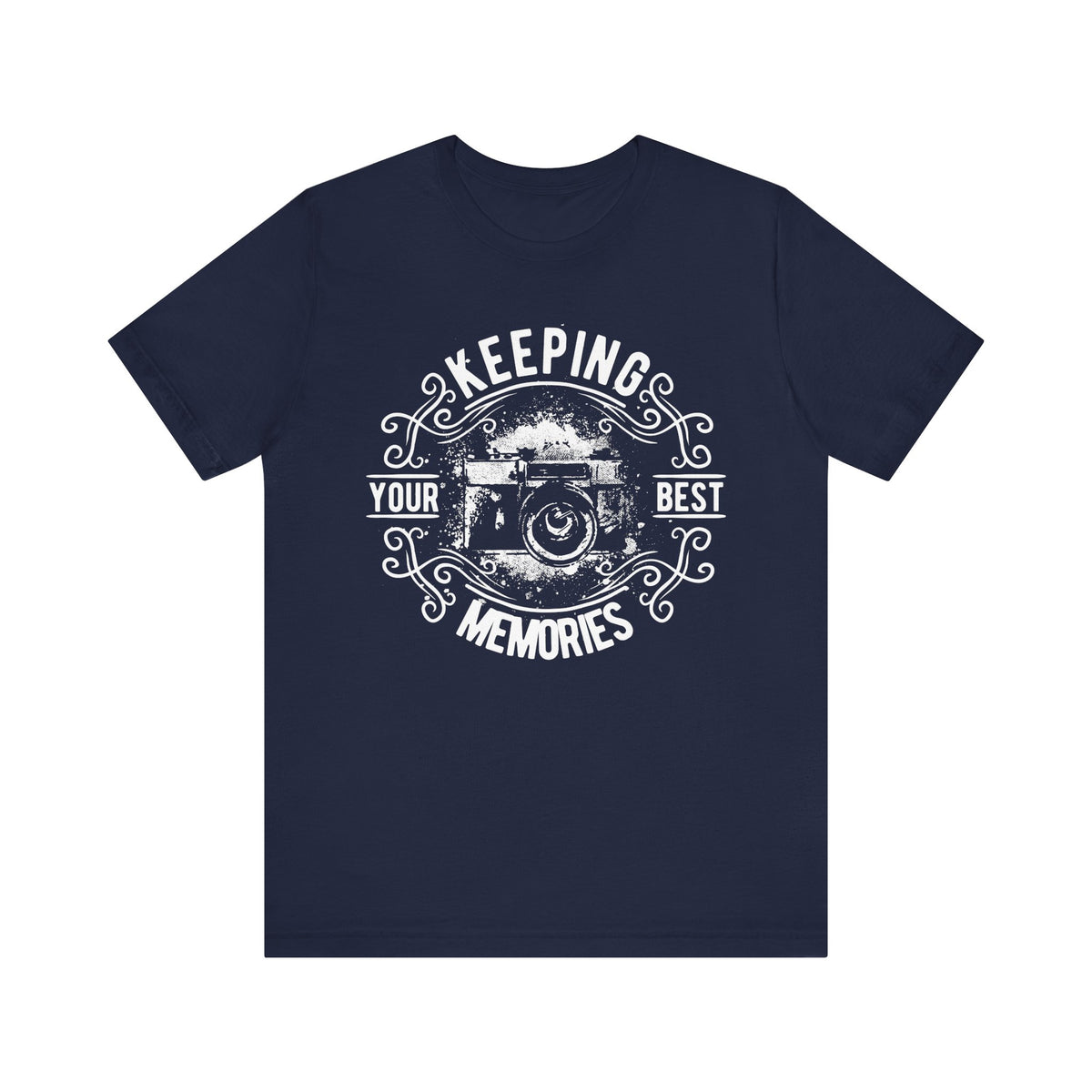 Keeping Your Best Memories T-Shirt Vintage Camera Graphic T-Shirt A-5