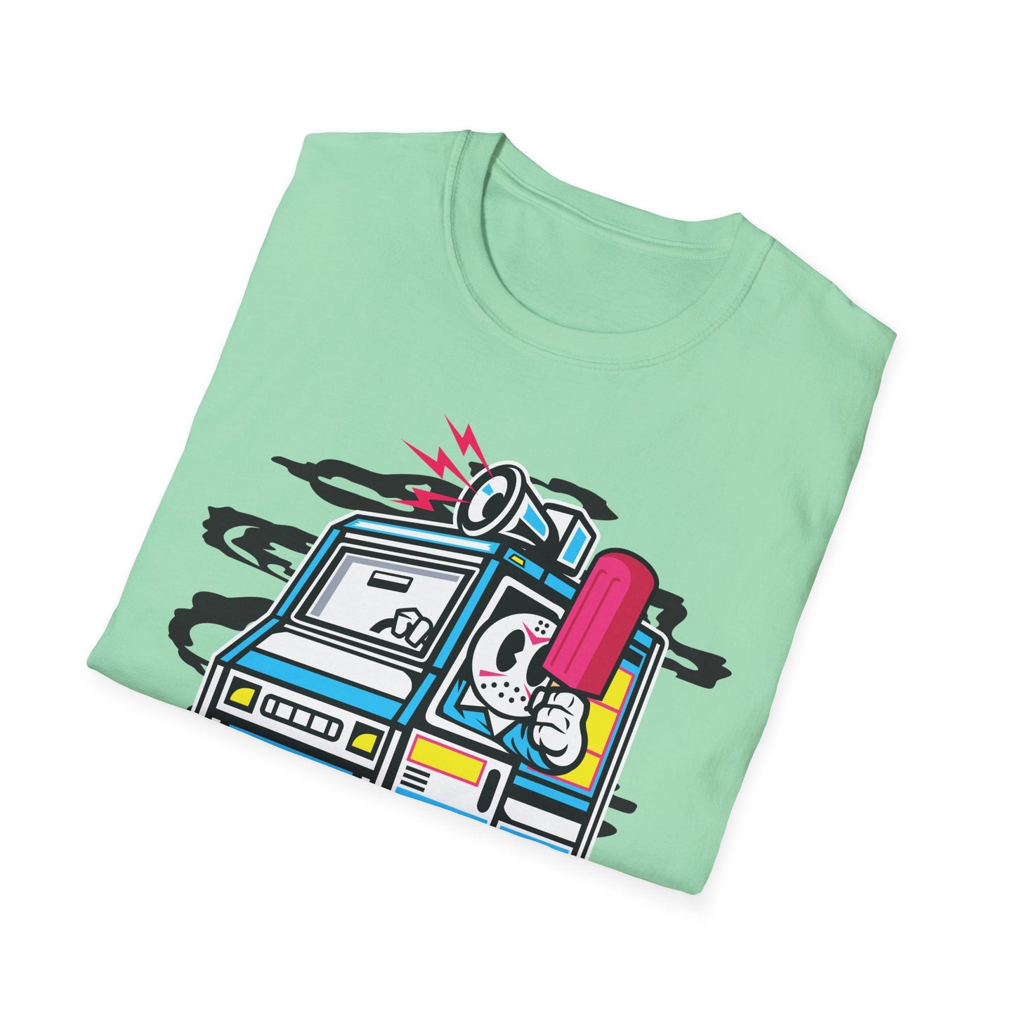 Cartoon T Shirt Animation Tee Funny Unisex Softstyle Gildan 64000 100 Percent Ring Spun Cotton