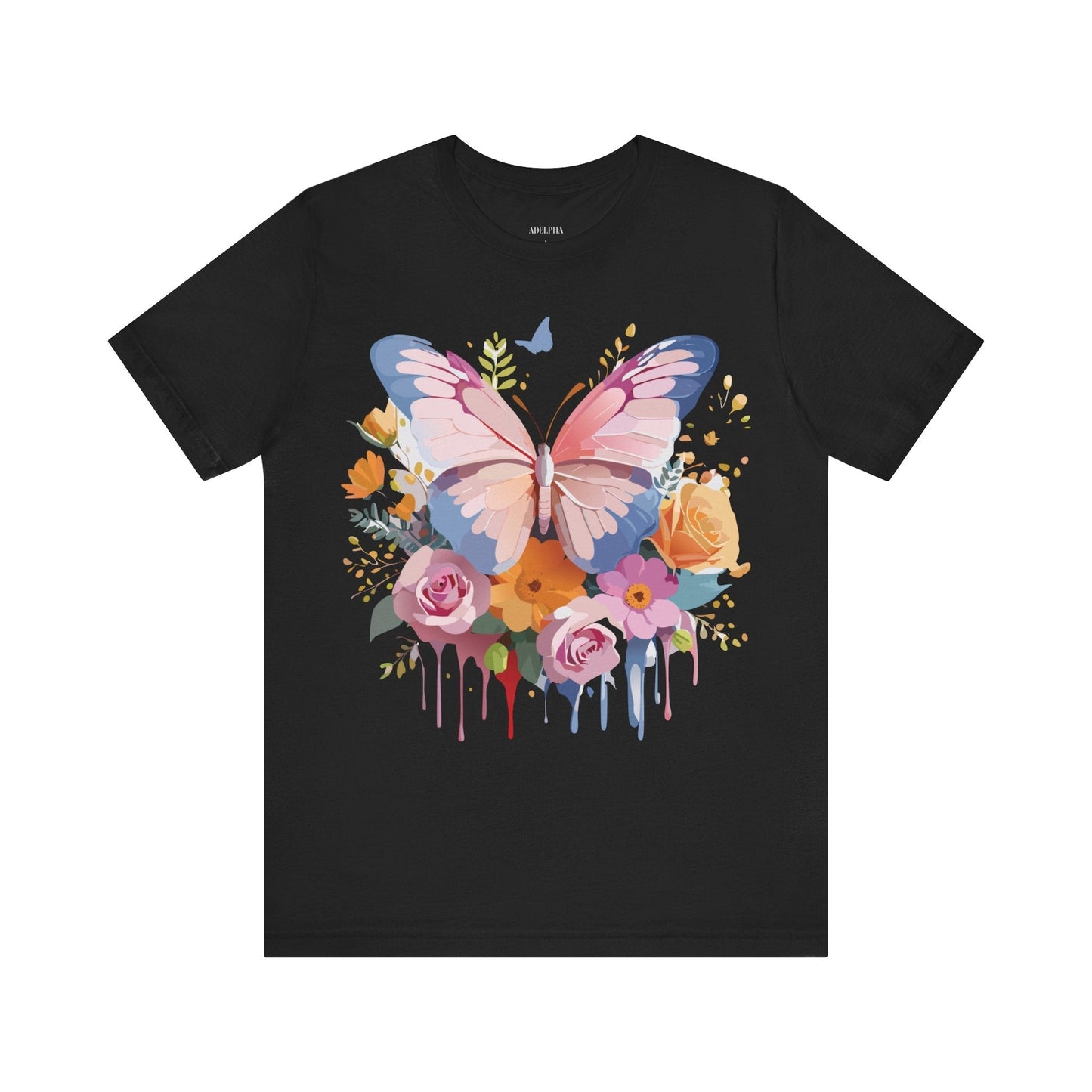 Butterfly Graphic Tee Unisex Short Sleeve Jersey Shirt By Adelpha