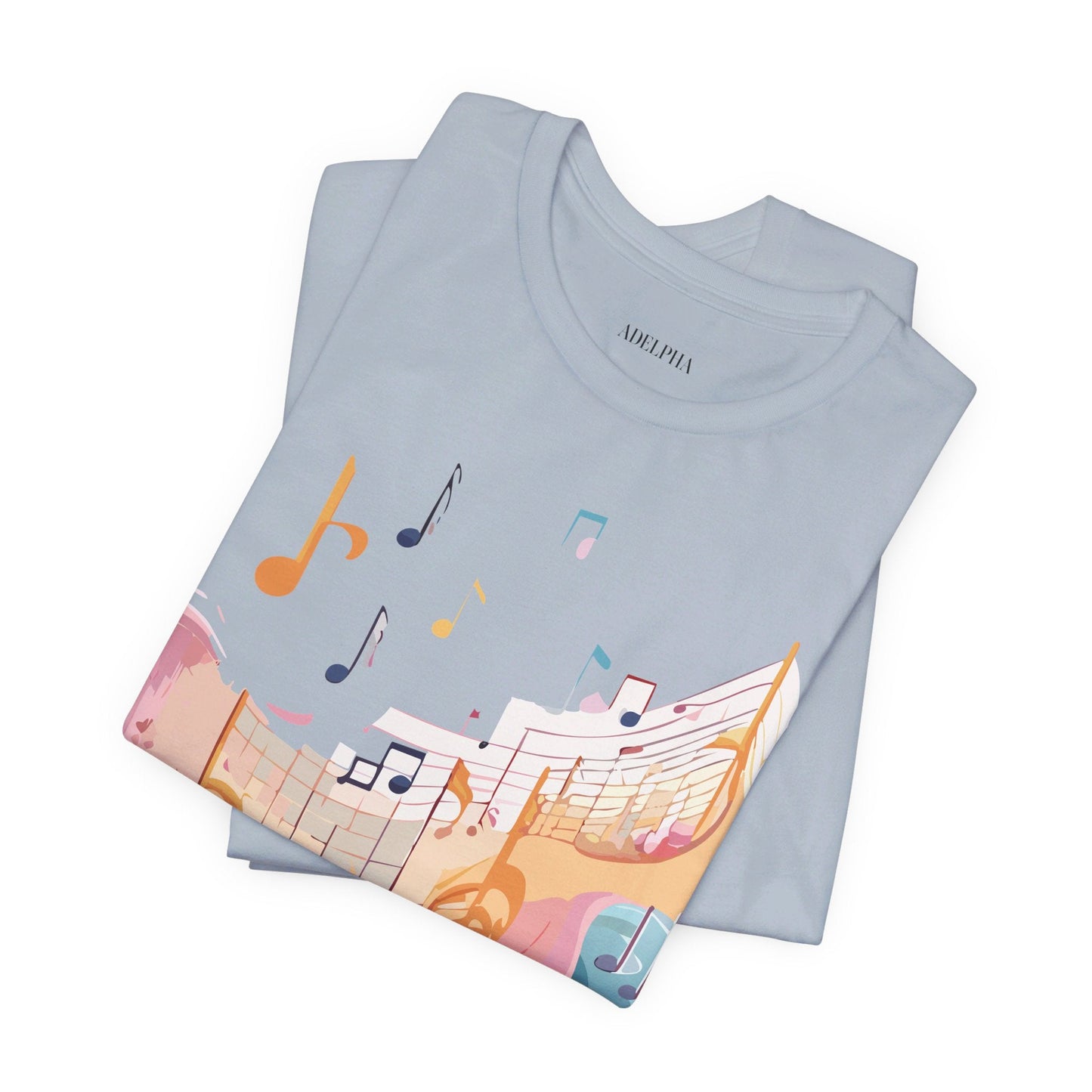 Adelpha Graphic Tee Unisex Jersey Short Sleeve Vintage Inspired Artwork Music T Shirt Casual Wear