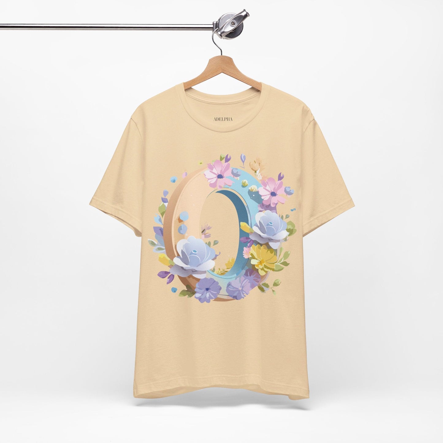 Unisex Jersey Short Sleeve Letter O Shirt Graphic Tee By Adelpha Premium Vintage Inspired Artwork